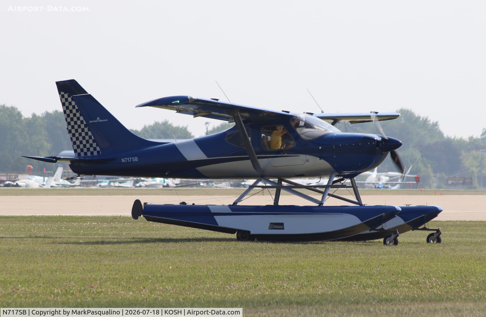 Aircraft N717SB, 2019 Glasair Sportsman GS-2, c/n 7485, Glasair Sportsman GS-2, at KOSH, photo by MarkPasqualino