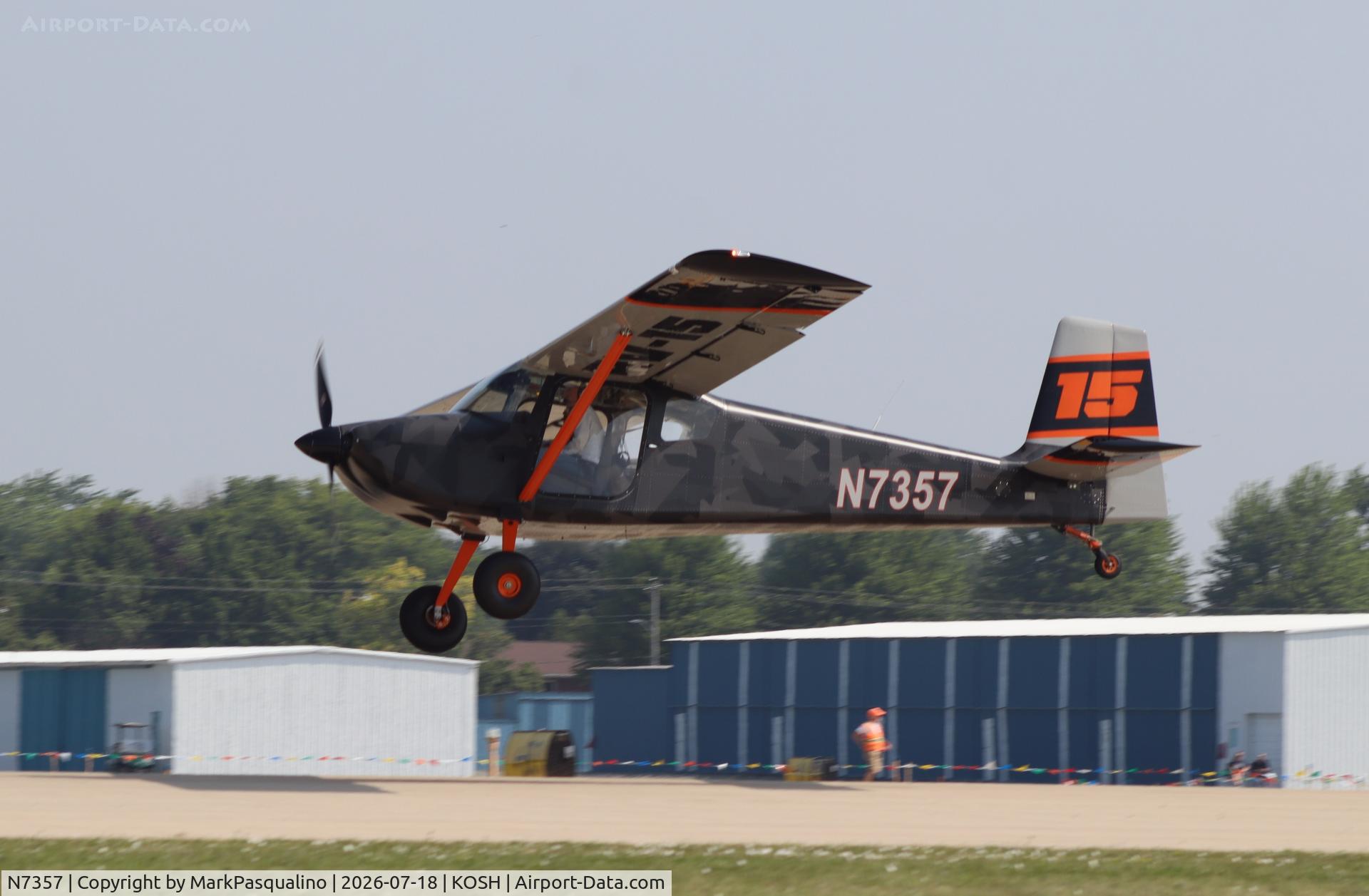 Aircraft N7357, 2022 Vans RV-8X, c/n 081005, Vans RV-8X (RV-15), at KOSH, photo by MarkPasqualino