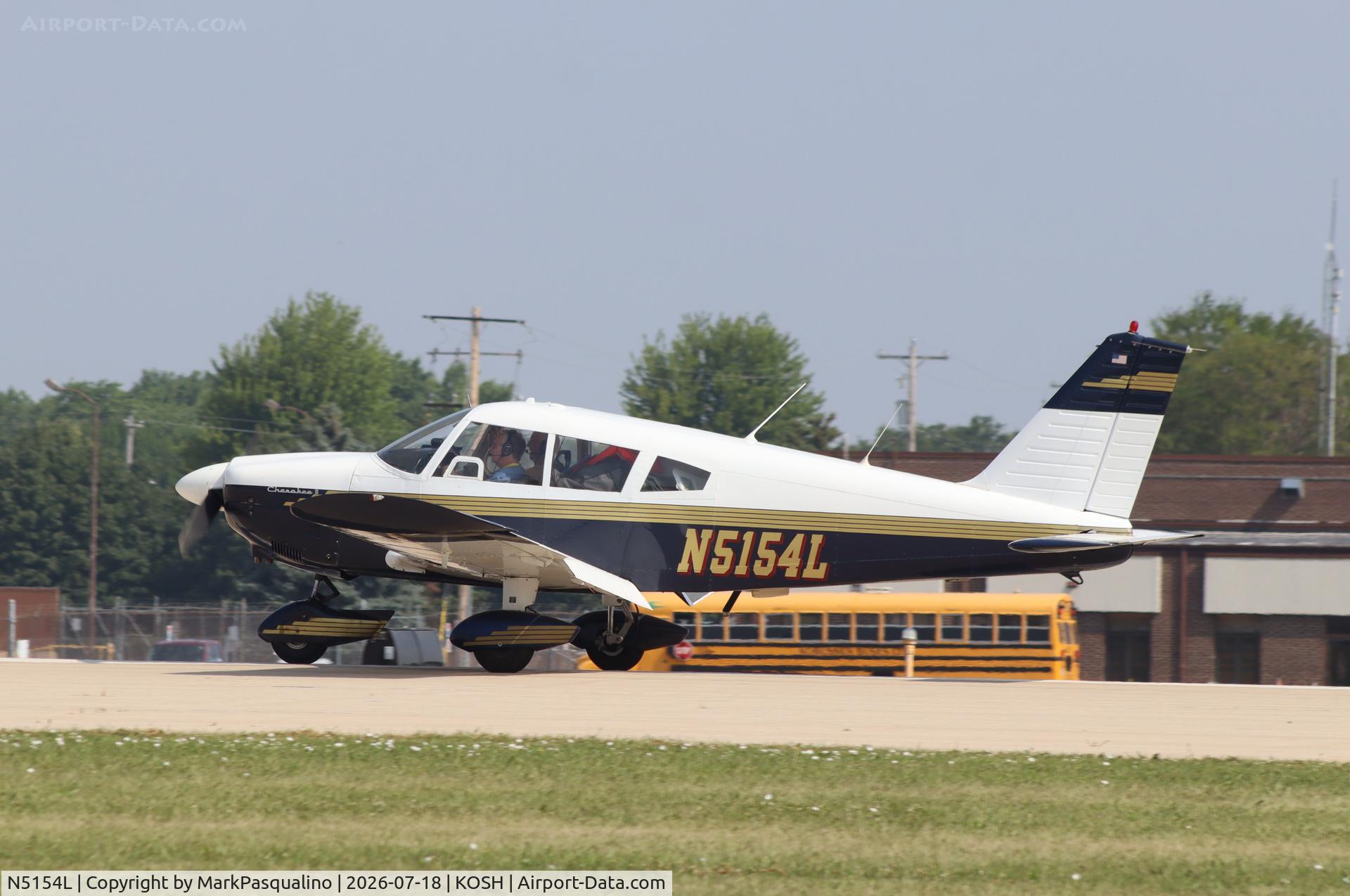 Aircraft N5154L, 1967 Piper PA-28-180, c/n 28-4439, Piper PA-28-180, at KOSH, photo by MarkPasqualino