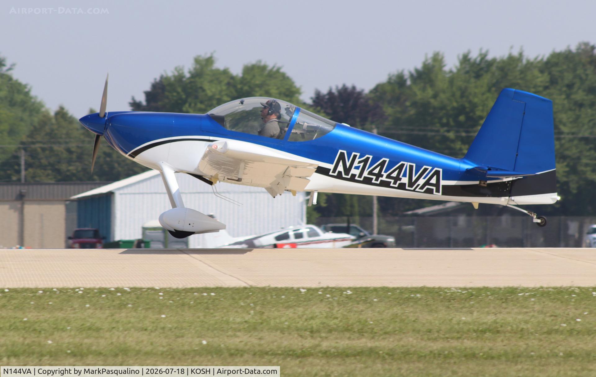 Aircraft N144VA, 2015 Vans RV-14, c/n 140055, Vans RV-14, at KOSH, photo by MarkPasqualino