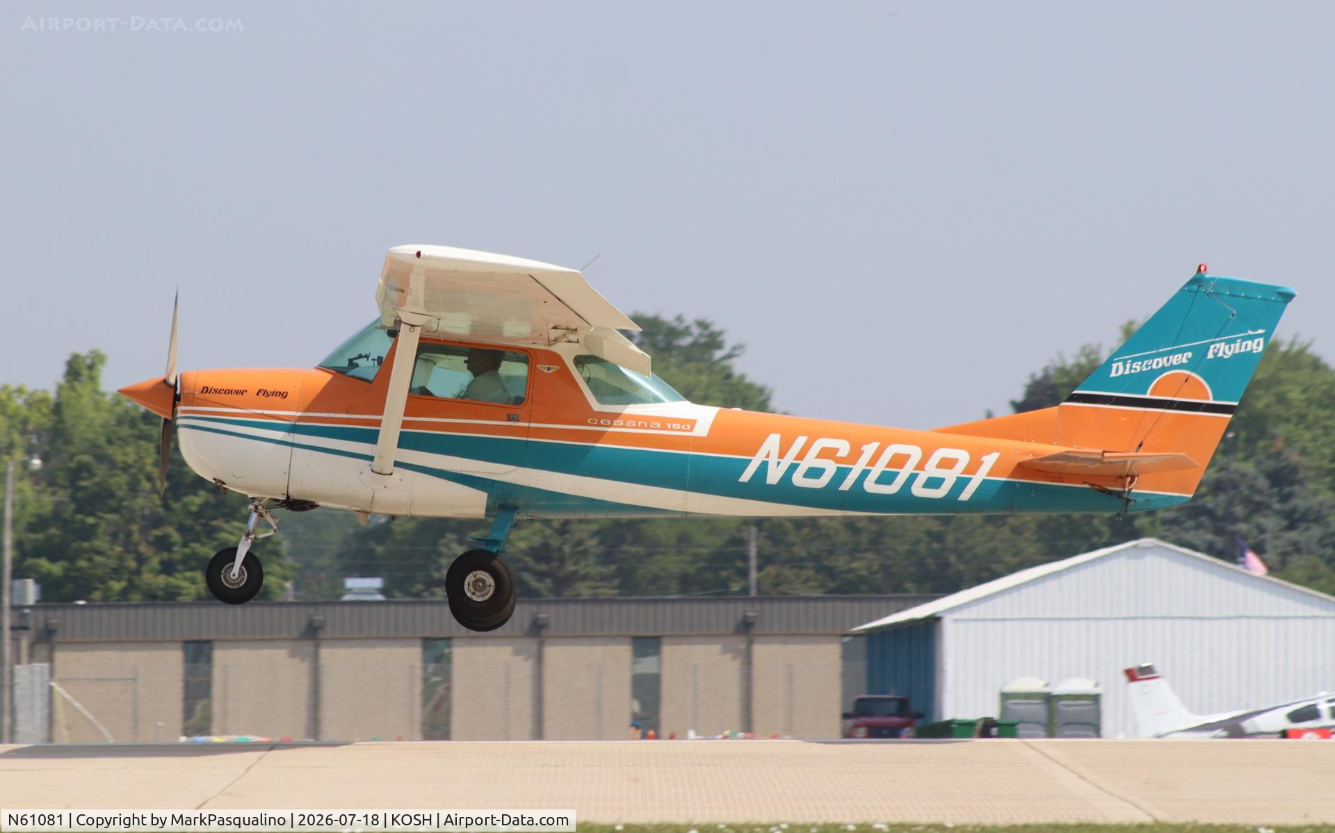 Aircraft N61081, 1969 Cessna 150J, c/n 15070784, Cessna 150J, at KOSH, photo by MarkPasqualino