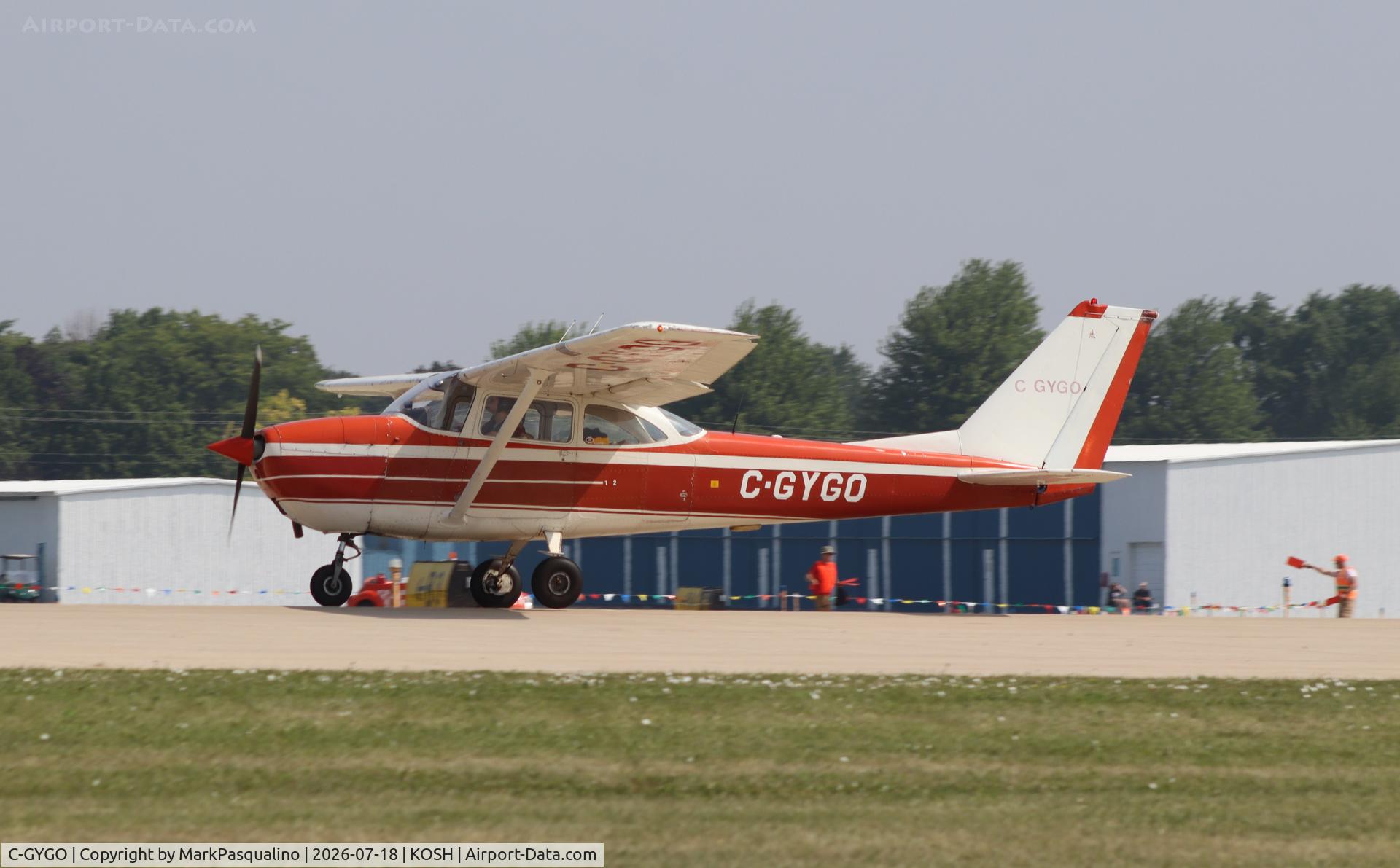 Aircraft C-GYGO, 1964 Cessna 172E, c/n 17251616, Cessna 172E, at KOSH, photo by MarkPasqualino