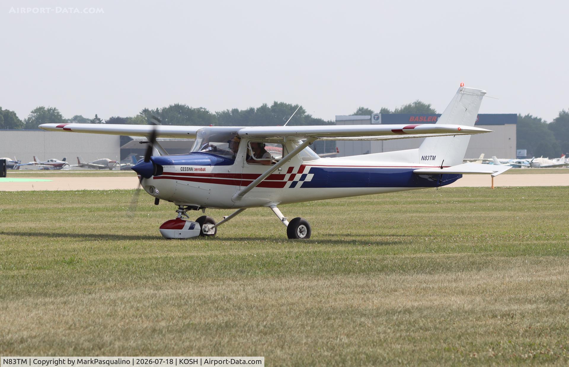 Aircraft N83TM, Cessna A152 Aerobat Aerobat, c/n A1520748, Cessna A152, at KOSH, photo by MarkPasqualino