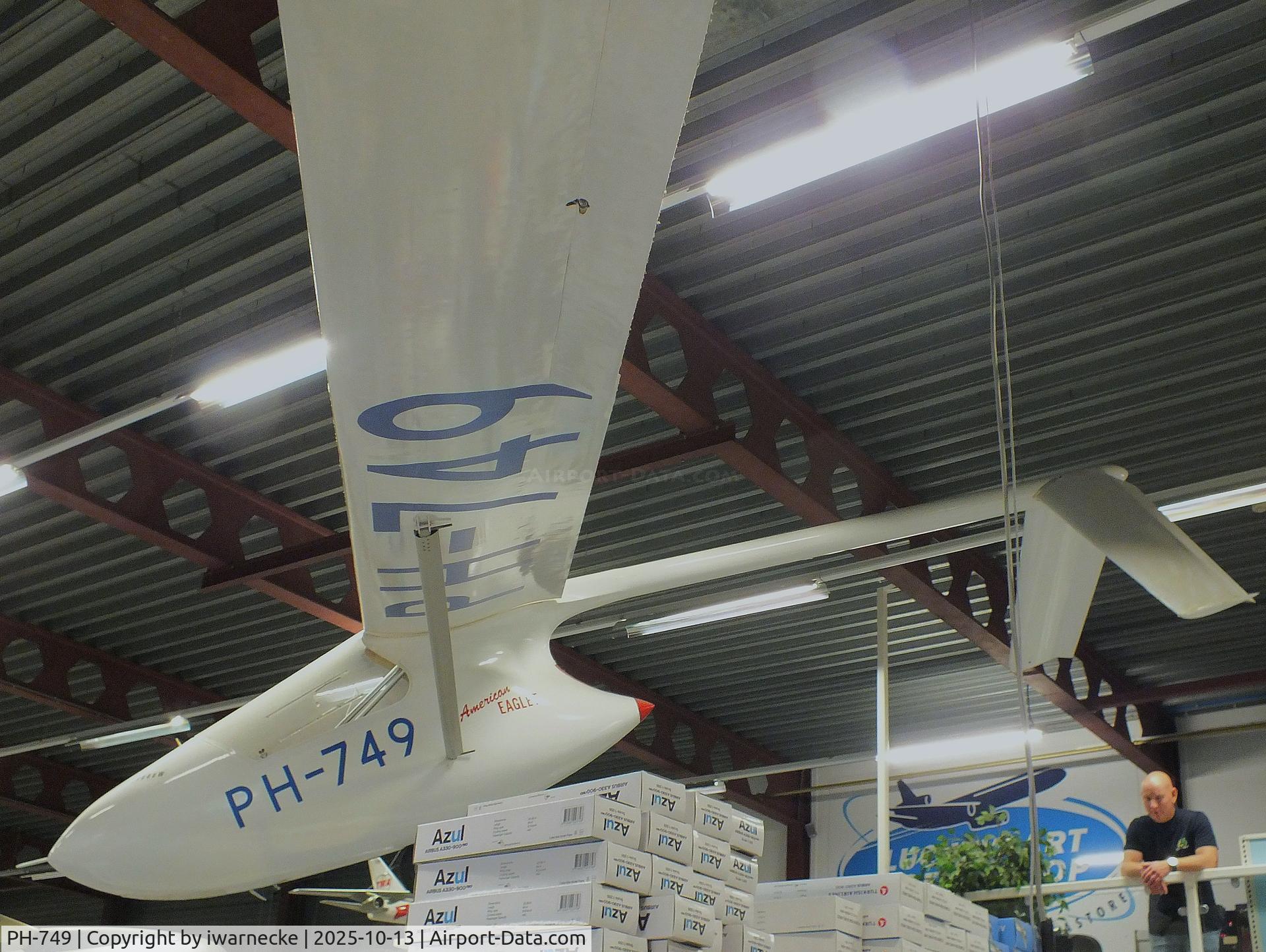 Aircraft PH-749, AmEagle American Eaglet, c/n not found_PH-, AmEagle American Eaglet preserved at the Luchtvaart Hobby Shop, Aalsmeerderbrug, photo by iwarnecke