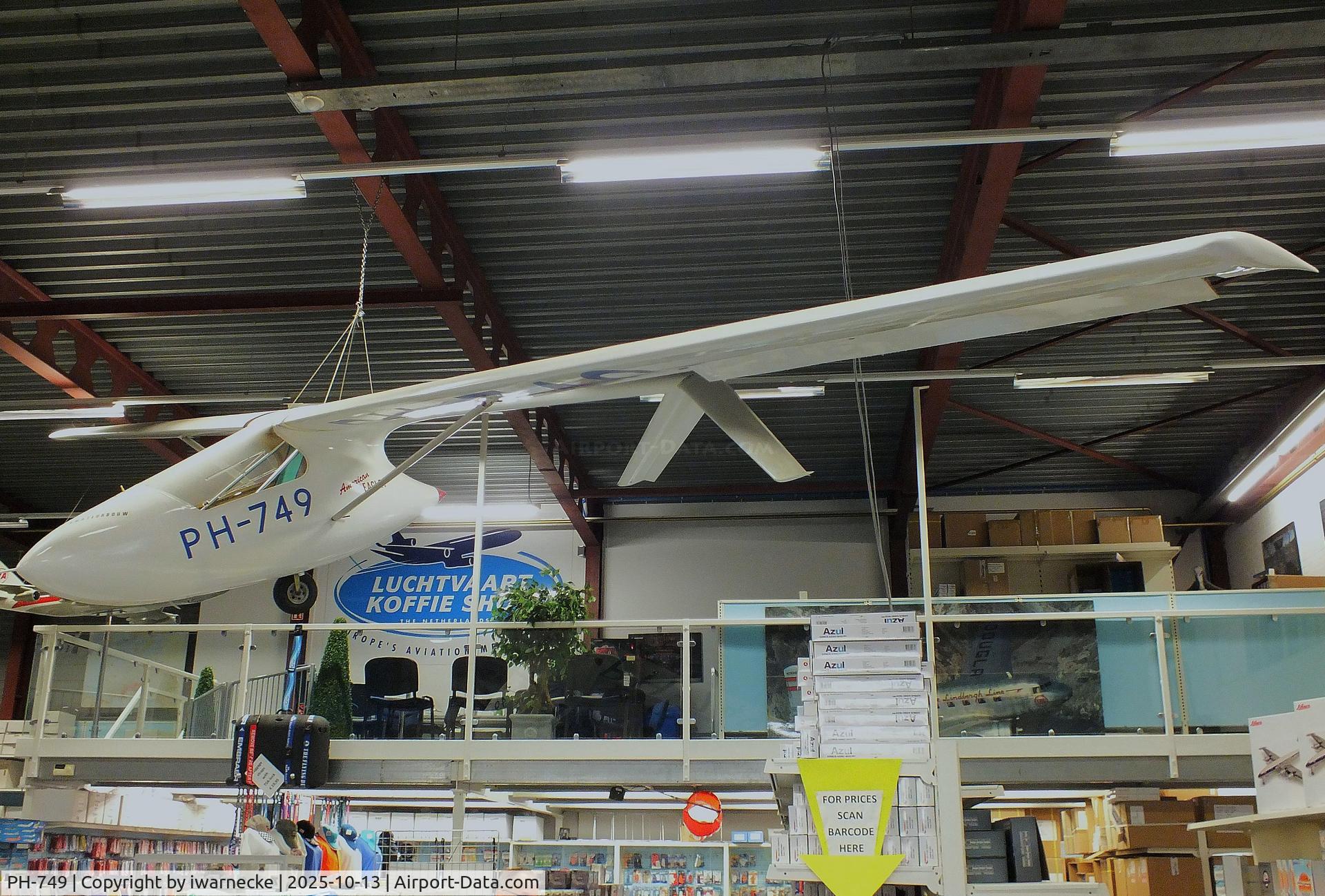 Aircraft PH-749, AmEagle American Eaglet, c/n not found_PH-, AmEagle American Eaglet preserved at the Luchtvaart Hobby Shop, Aalsmeerderbrug, photo by iwarnecke