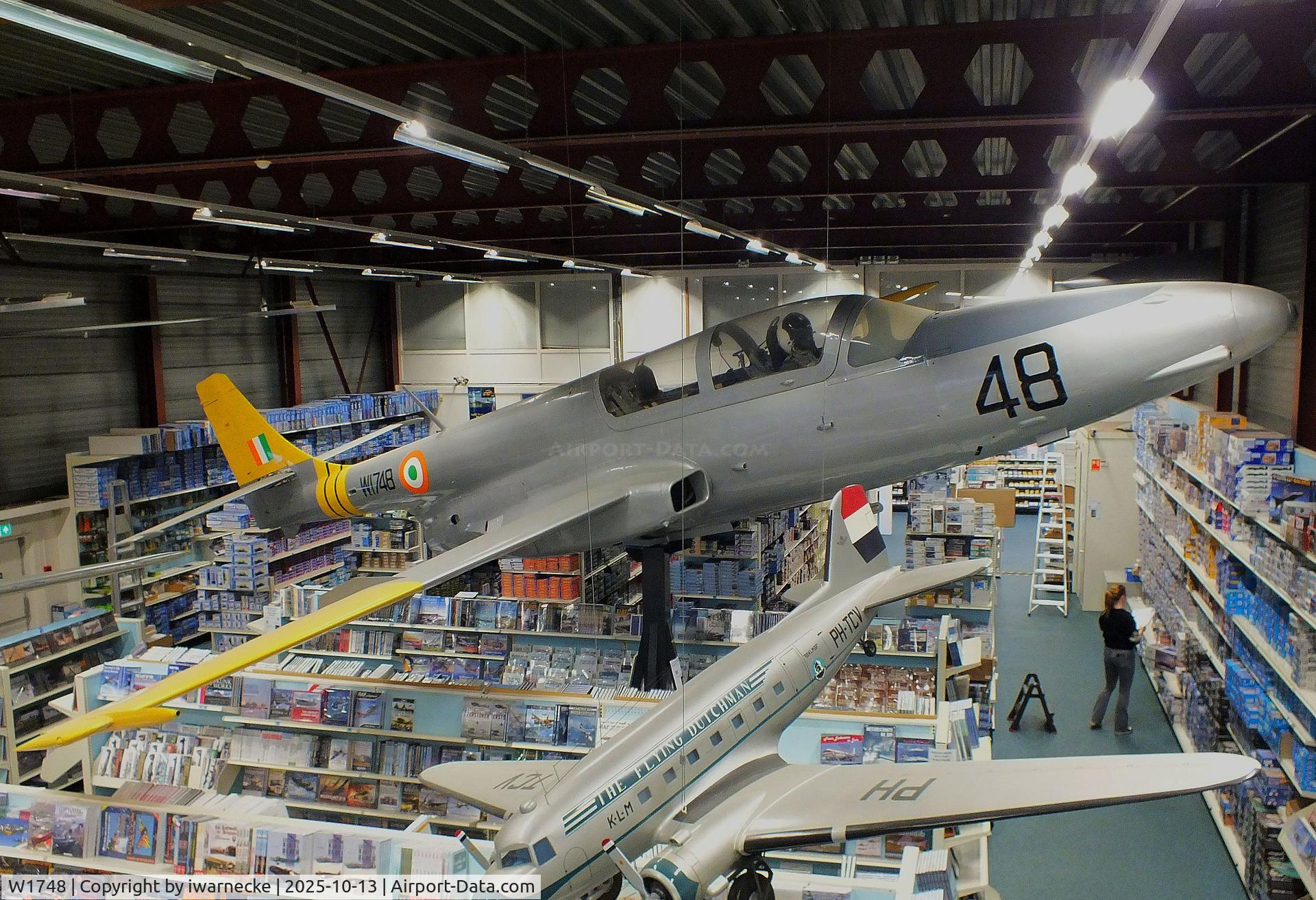 Aircraft W1748, PZL-Mielec TS-11 Iskra, c/n 3H-1423, PZL-Mielec TS-11 Iskra preserved at the Luchtvaart Hobby Shop, Aalsmeerderbrug, photo by iwarnecke