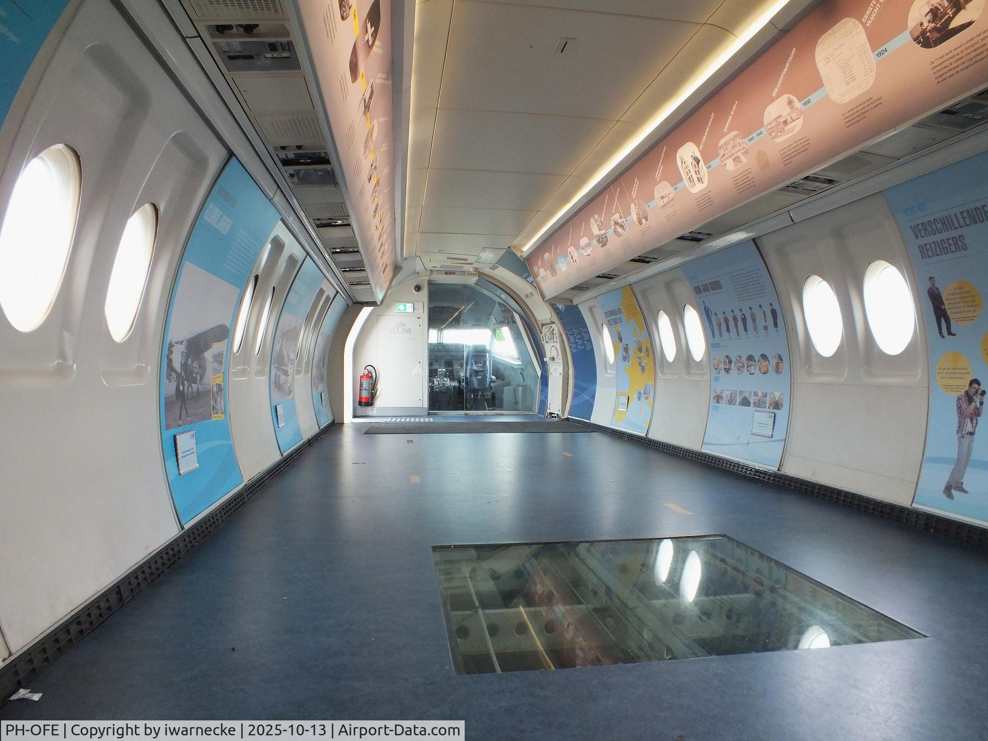 Aircraft PH-OFE, 1989 Fokker 100 (F-28-0100), c/n 11260, Fokker 100 preserved at Schiphol airport AMS #i, photo by iwarnecke