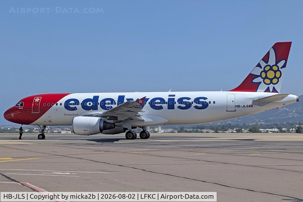 Aircraft HB-JLS, 2012 Airbus A320-214, c/n 5069, Parked, at LFKC, photo by micka2b