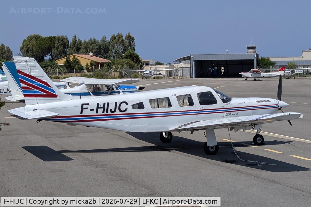 Aircraft F-HIJC, 1981 Piper PA-32R-301T Turbo Saratoga Turbo Saratoga, c/n 32R-8129098, Parked, at LFKC, photo by micka2b