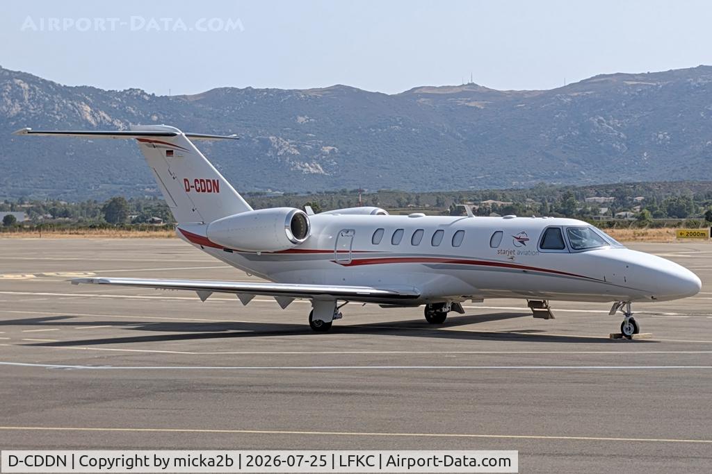 Aircraft D-CDDN, 2012 Cessna 525C CitationJet Cj4 CitationJet CJ4, c/n 525C-0108, Parked, at LFKC, photo by micka2b
