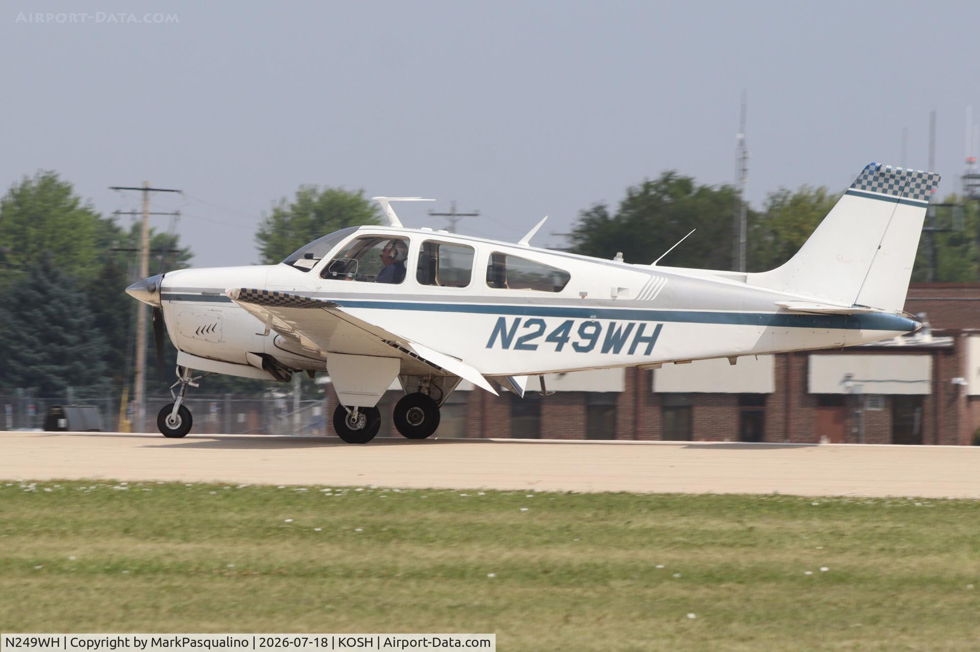 Aircraft N249WH, 1978 Beech F33C Bonanza, c/n CJ-147, Beech F33C, at KOSH, photo by MarkPasqualino
