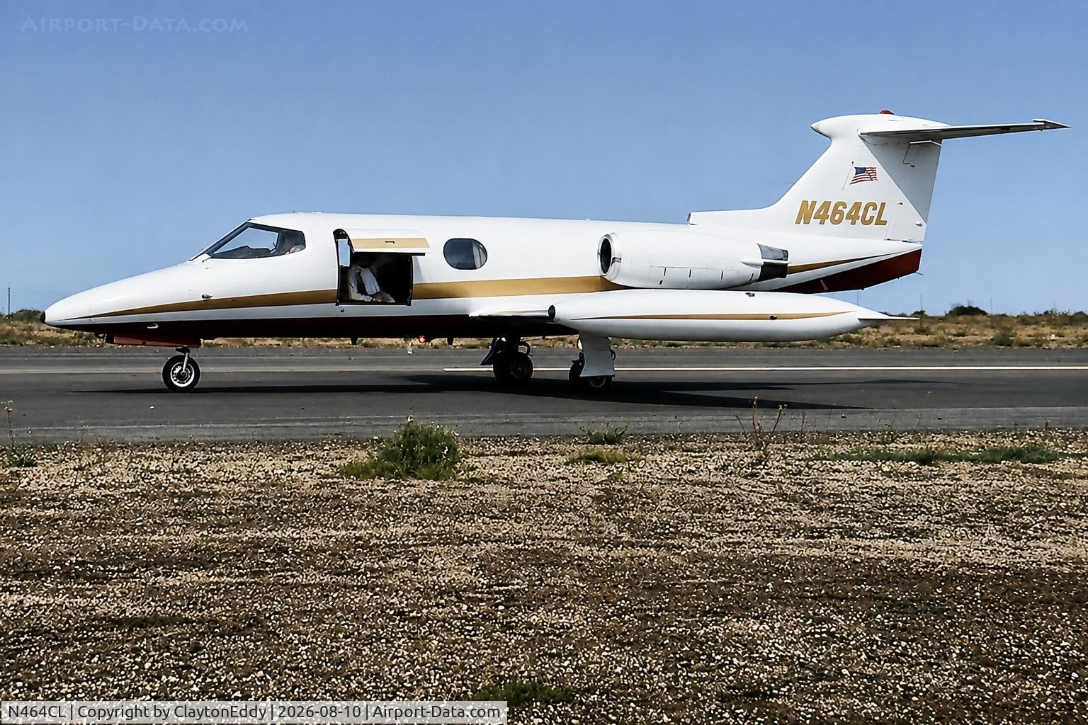 Aircraft N464CL, 1966 Learjet 24A, c/n 096, Not my pic. Screen shot from the movie 'The In-Laws' Alan Arkin and Peter Falk, photo by ClaytonEddy