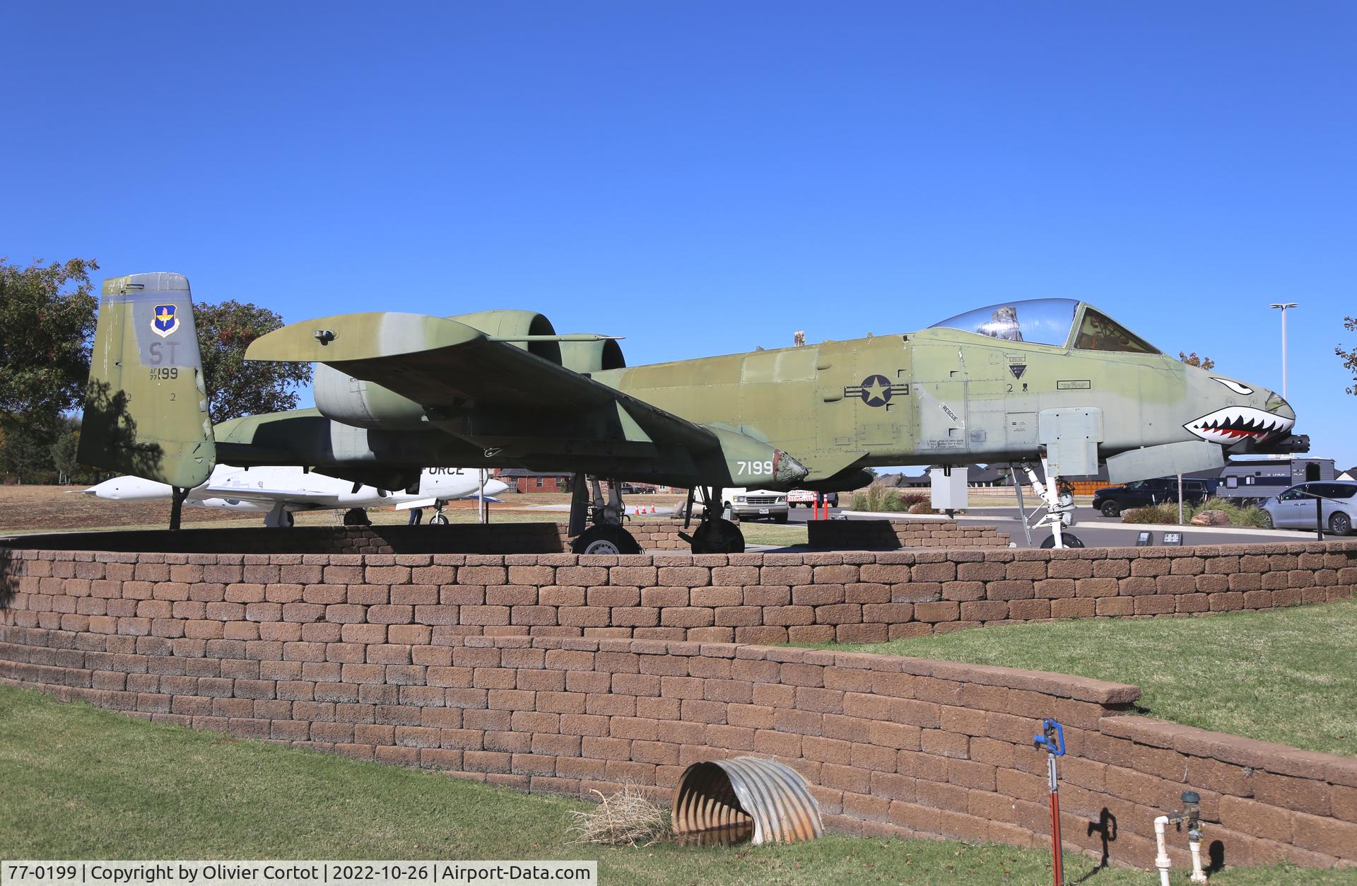 Aircraft 77-0199, 1977 Fairchild Republic A-10A Thunderbolt II, c/n A10-0124, 2022, photo by Olivier Cortot