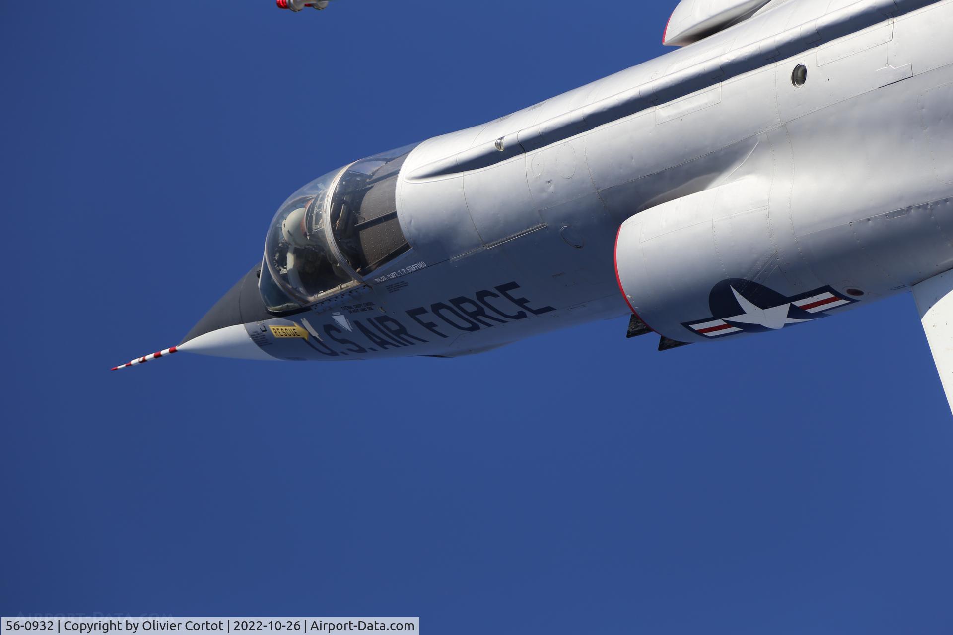 Aircraft 56-0932, 1956 Lockheed F-104C Starfighter, c/n 383-1220, Stafford air & space museum, photo by Olivier Cortot