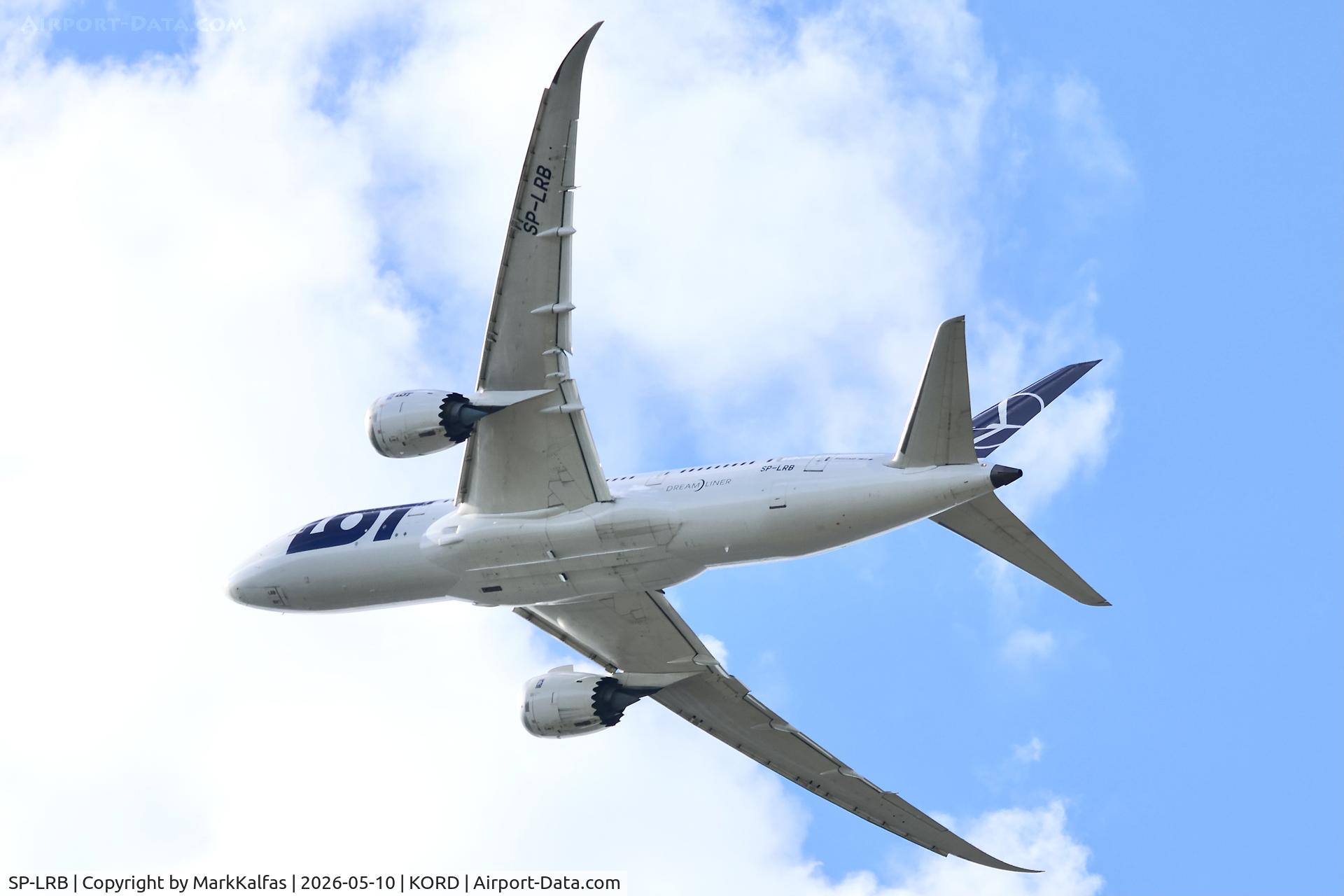 Aircraft SP-LRB, 2012 Boeing 787-8 Dreamliner, c/n 37894 l/n 78, B788 LOT Boeing 787-8 Dreamliner SP-LRB departing 28R KORD, at KORD, photo by MarkKalfas