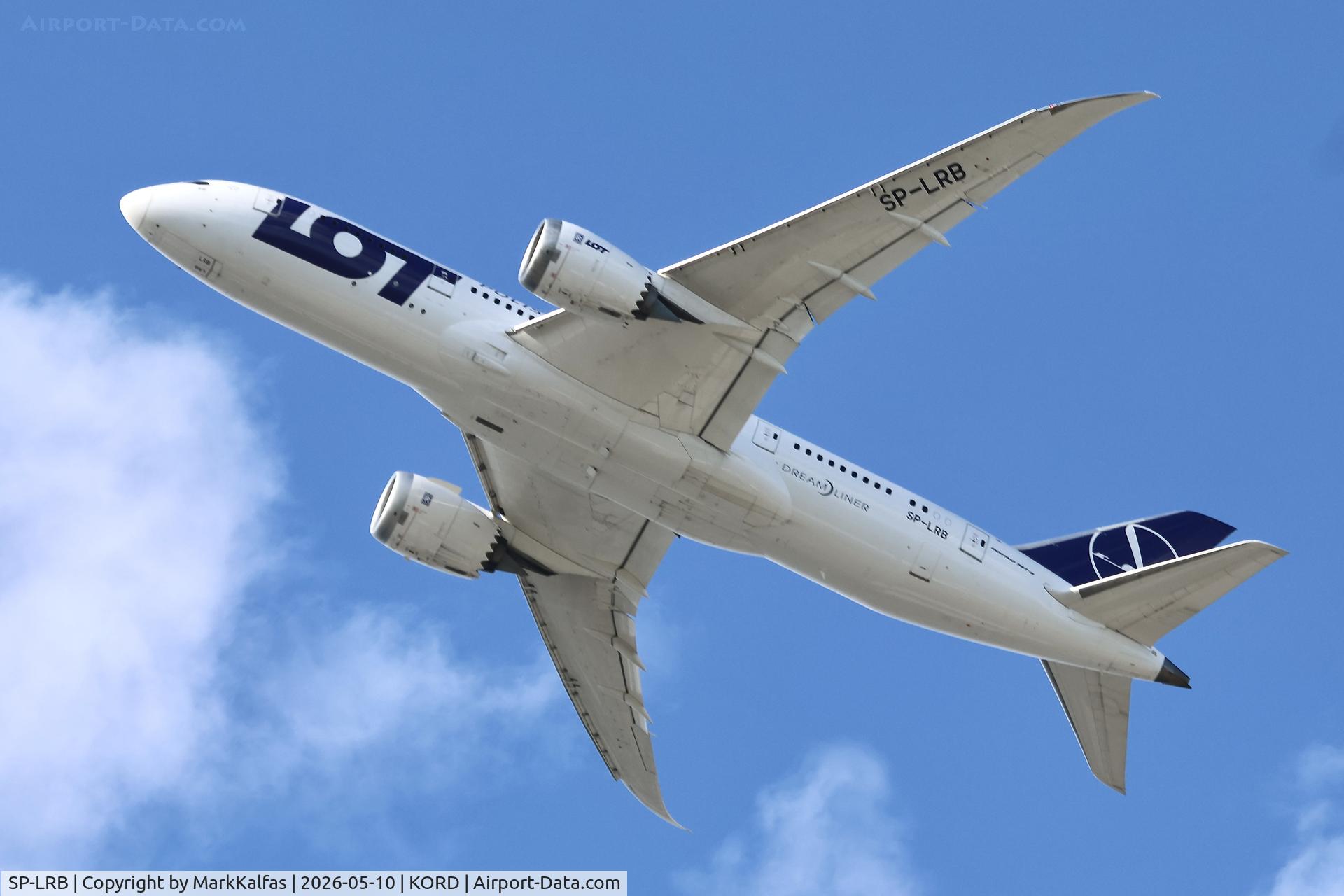 Aircraft SP-LRB, 2012 Boeing 787-8 Dreamliner, c/n 37894 l/n 78, B788 LOT Boeing 787-8 Dreamliner SP-LRB departing 28R KORD, at KORD, photo by MarkKalfas