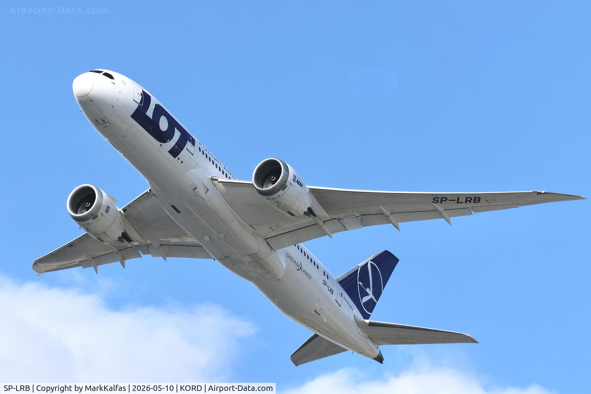 Aircraft SP-LRB, 2012 Boeing 787-8 Dreamliner, c/n 37894 l/n 78, B788 LOT Boeing 787-8 Dreamliner SP-LRB departing 28R KORD, at KORD, photo by MarkKalfas