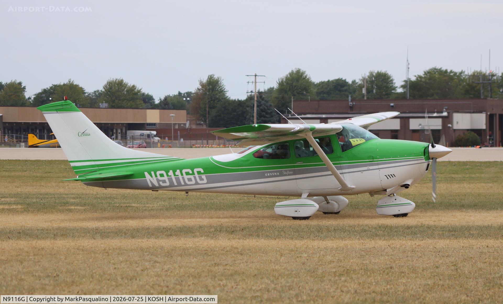 Aircraft N9116G, 1971 Cessna 182N Skylane, c/n 18260656, Cessna 182N, at KOSH, photo by MarkPasqualino