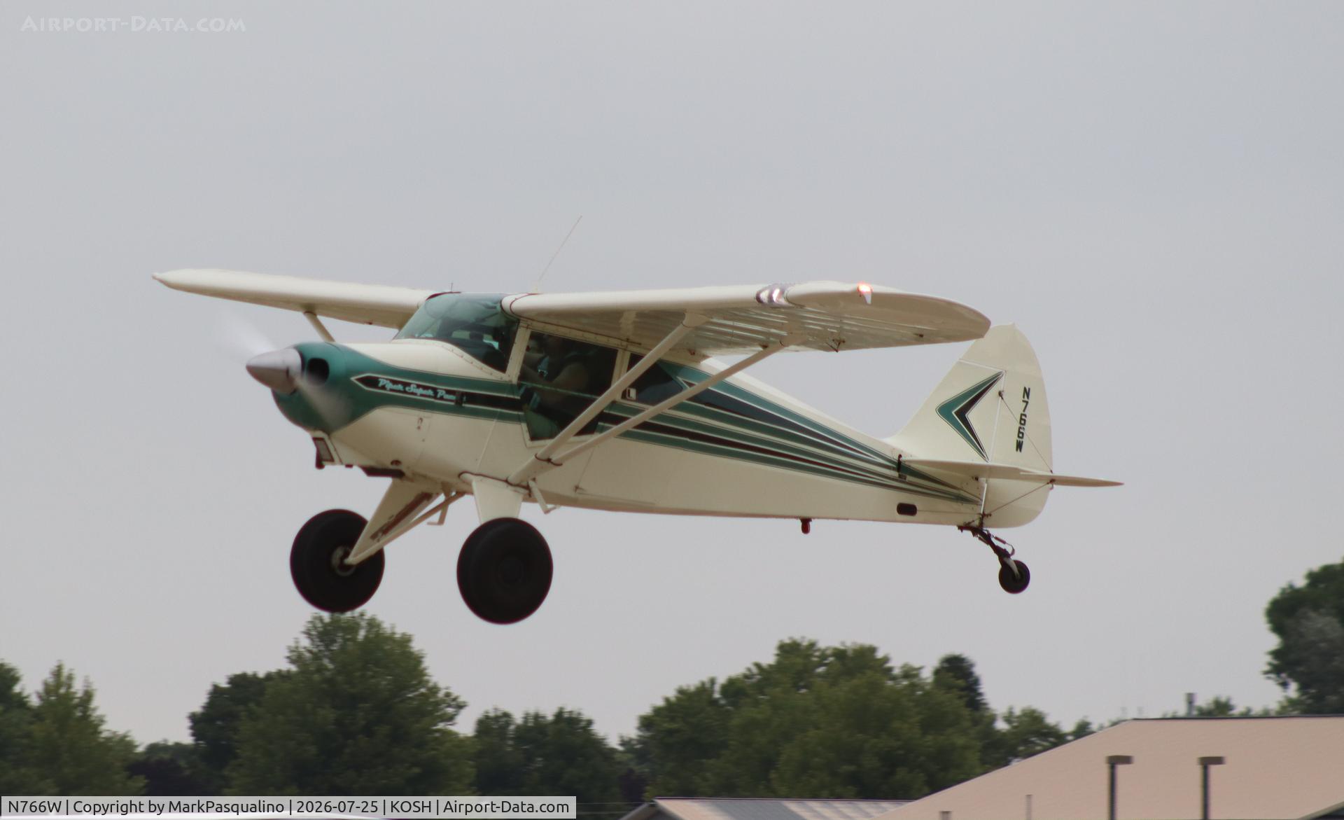 Aircraft N766W, 1960 Piper PA-22-150, c/n 22-7295, Piper PA-22-150, at KOSH, photo by MarkPasqualino