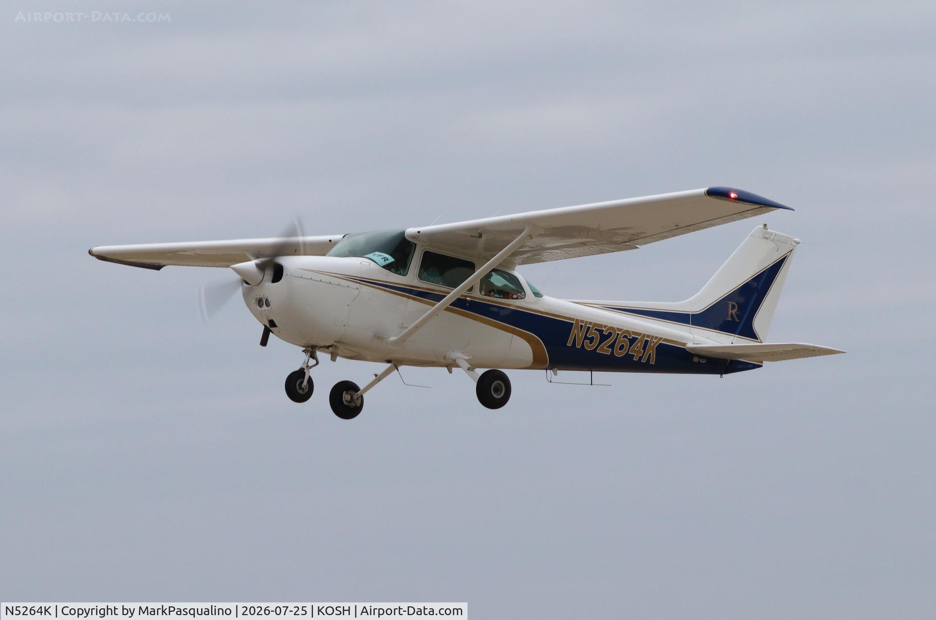 Aircraft N5264K, 1980 Cessna 172P Skyhawk, c/n 17274036, Cessna 172P, at KOSH, photo by MarkPasqualino