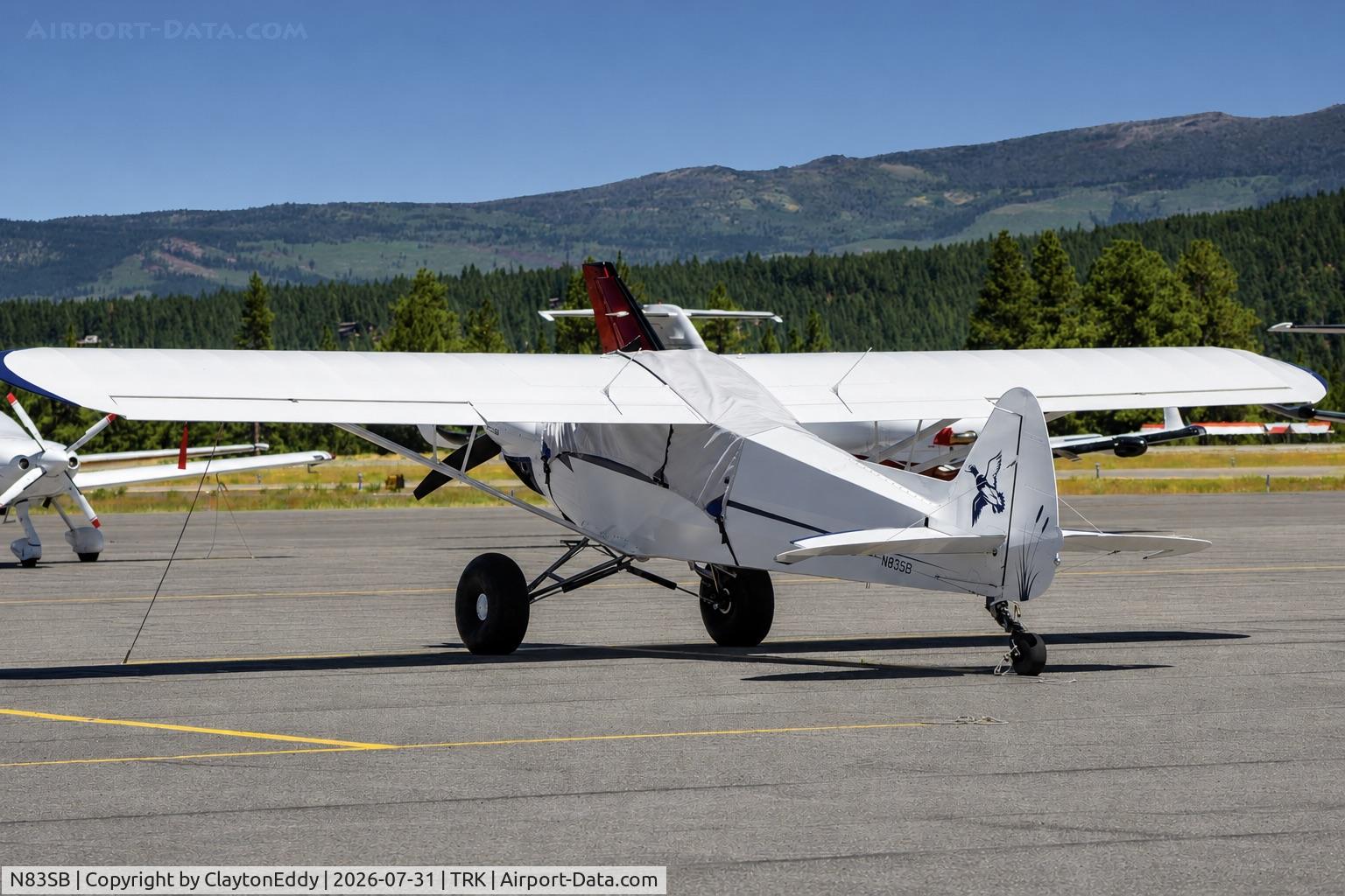 Aircraft N83SB, 2024 Cub Crafters, Inc. CCX-2300, c/n CCX-2300-0109, Truckee Tahoe airport in California 2026, at TRK, photo by ClaytonEddy