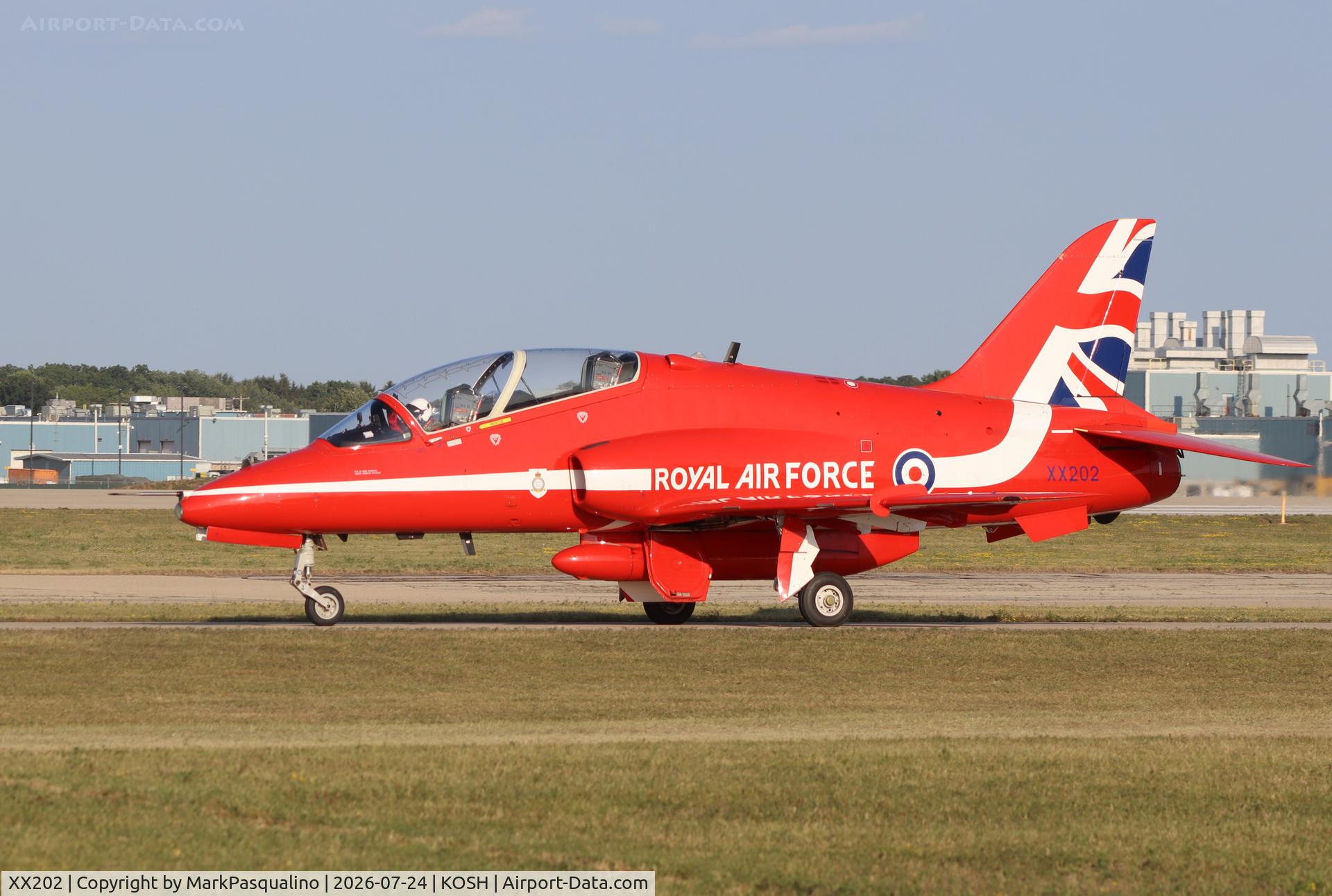 Aircraft XX202, 1978 Hawker Siddeley Hawk T.1A, c/n 049/312049, Hawker Siddeley Hawk T.1A, at KOSH, photo by MarkPasqualino