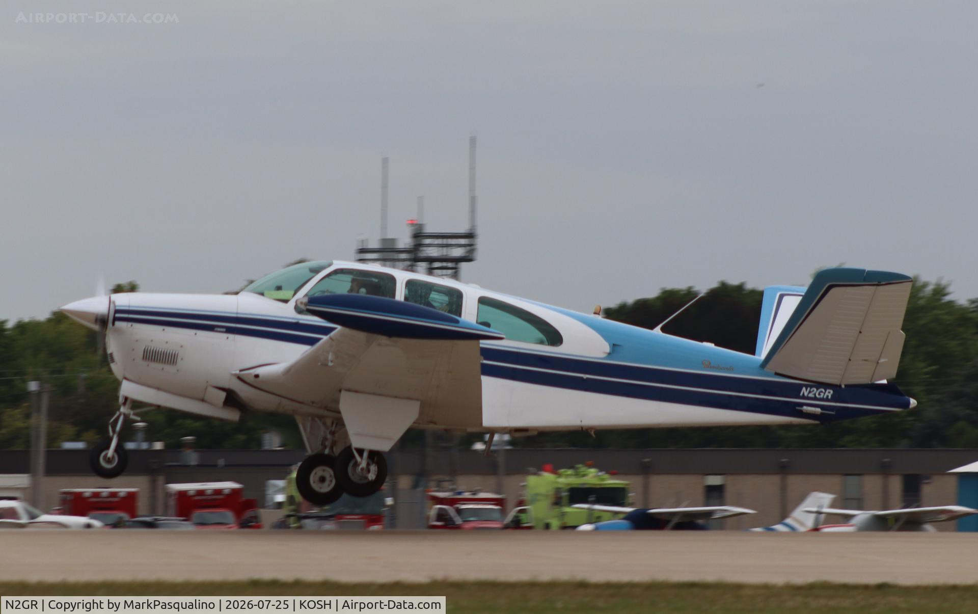 Aircraft N2GR, 1961 Beech N35 Bonanza, c/n D-6659, Beech N35, at KOSH, photo by MarkPasqualino