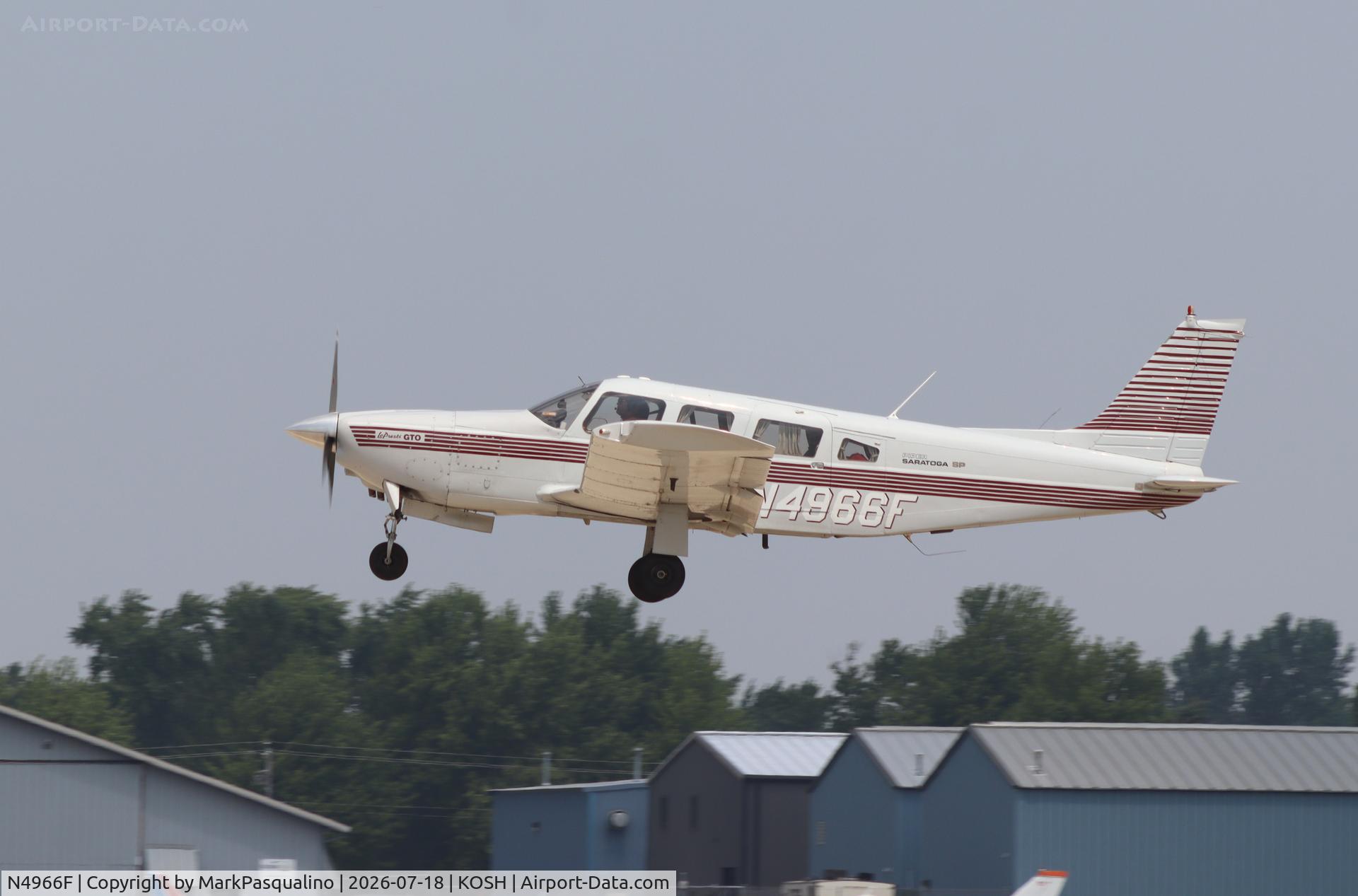 Aircraft N4966F, 1976 Piper PA-32R-300 Cherokee Lance, c/n 32R-7680494, Piper PA-32R-300, at KOSH, photo by MarkPasqualino