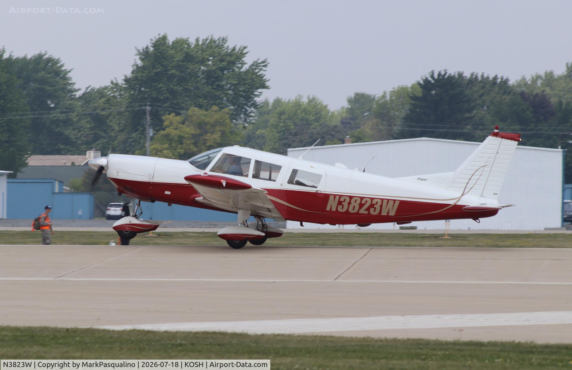 Aircraft N3823W, 1966 Piper PA-32-260 Cherokee Six, c/n 32-755, Piper PA-32-260, at KOSH, photo by MarkPasqualino