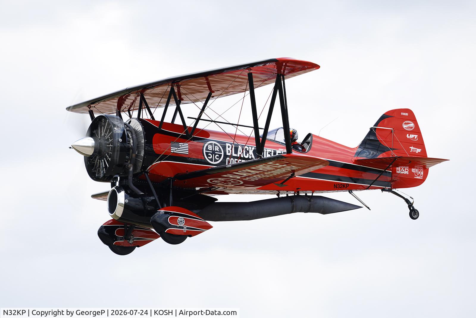 Aircraft N32KP, 2013 Jet Waco ATO, c/n 001, Airventure 2026., at KOSH, photo by GeorgeP