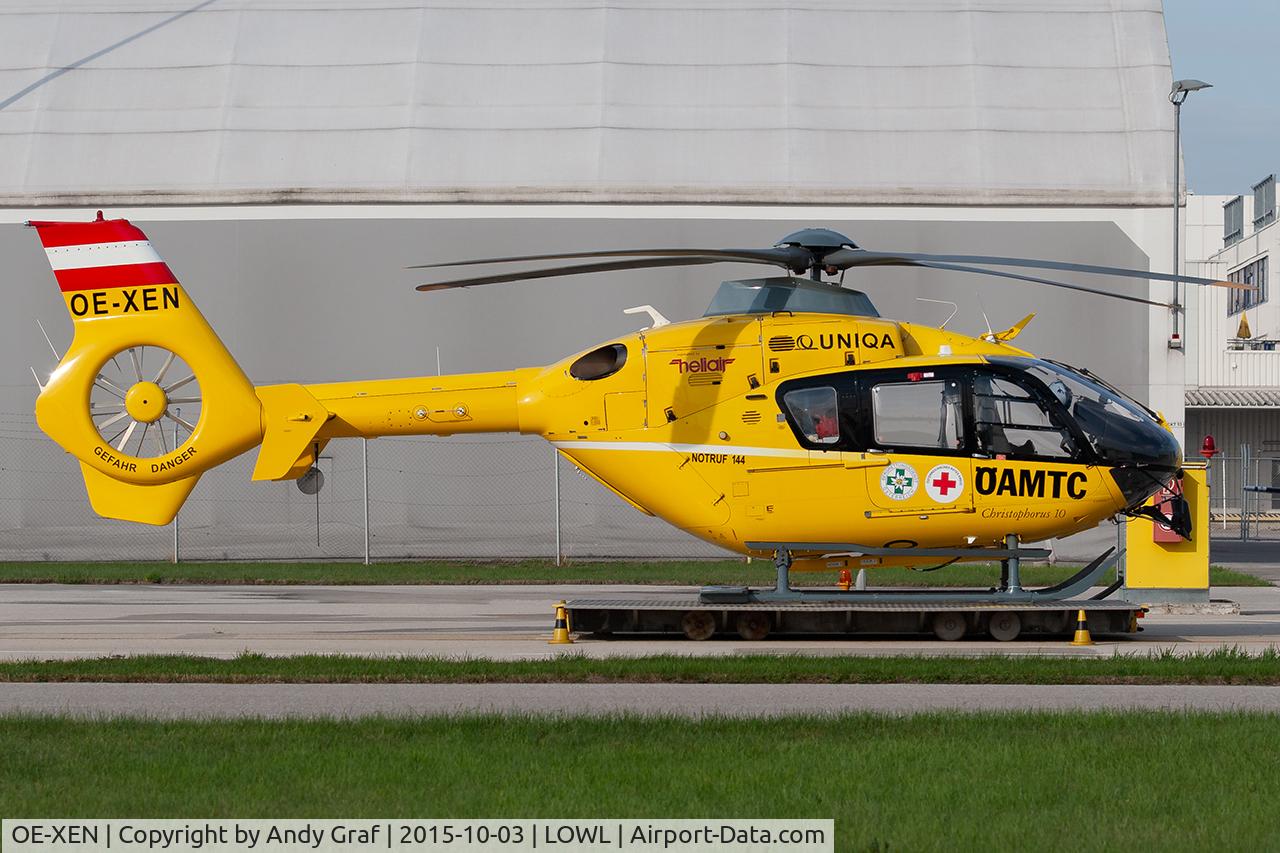 Aircraft OE-XEN, 2001 Eurocopter EC-135T-2, c/n 0199, Heliair EC135, at LOWL, photo by Andy Graf