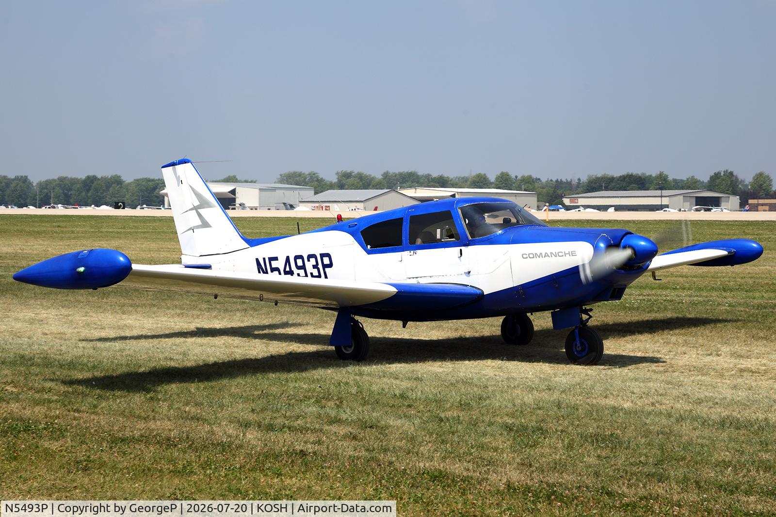 Aircraft N5493P, 1958 Piper PA-24-250 Comanche, c/n 24-554, Airventure 2026., at KOSH, photo by GeorgeP