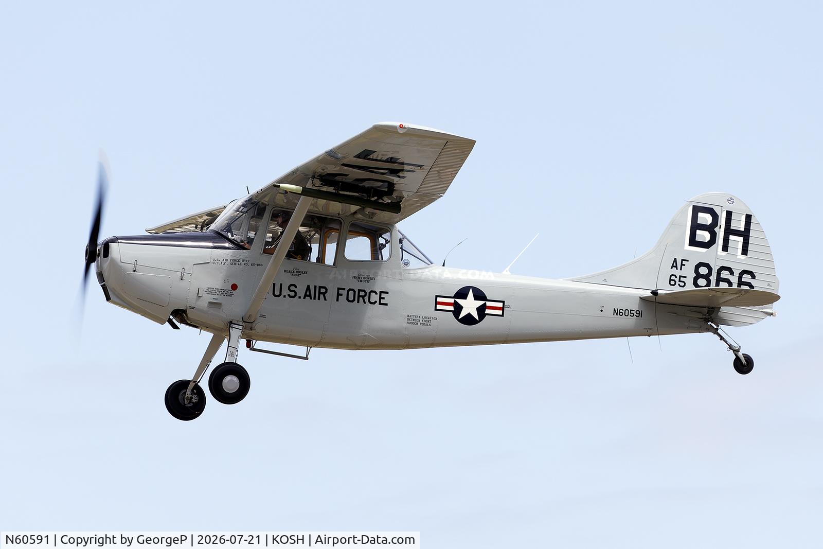 Aircraft N60591, 2001 Cessna 305F, c/n AR-4, Airventure 2026., at KOSH, photo by GeorgeP