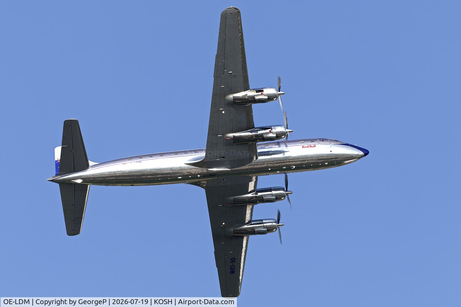 Aircraft OE-LDM, 1958 Douglas DC-6B, c/n 45563 l/n 1034, Airventure 2026., at KOSH, photo by GeorgeP