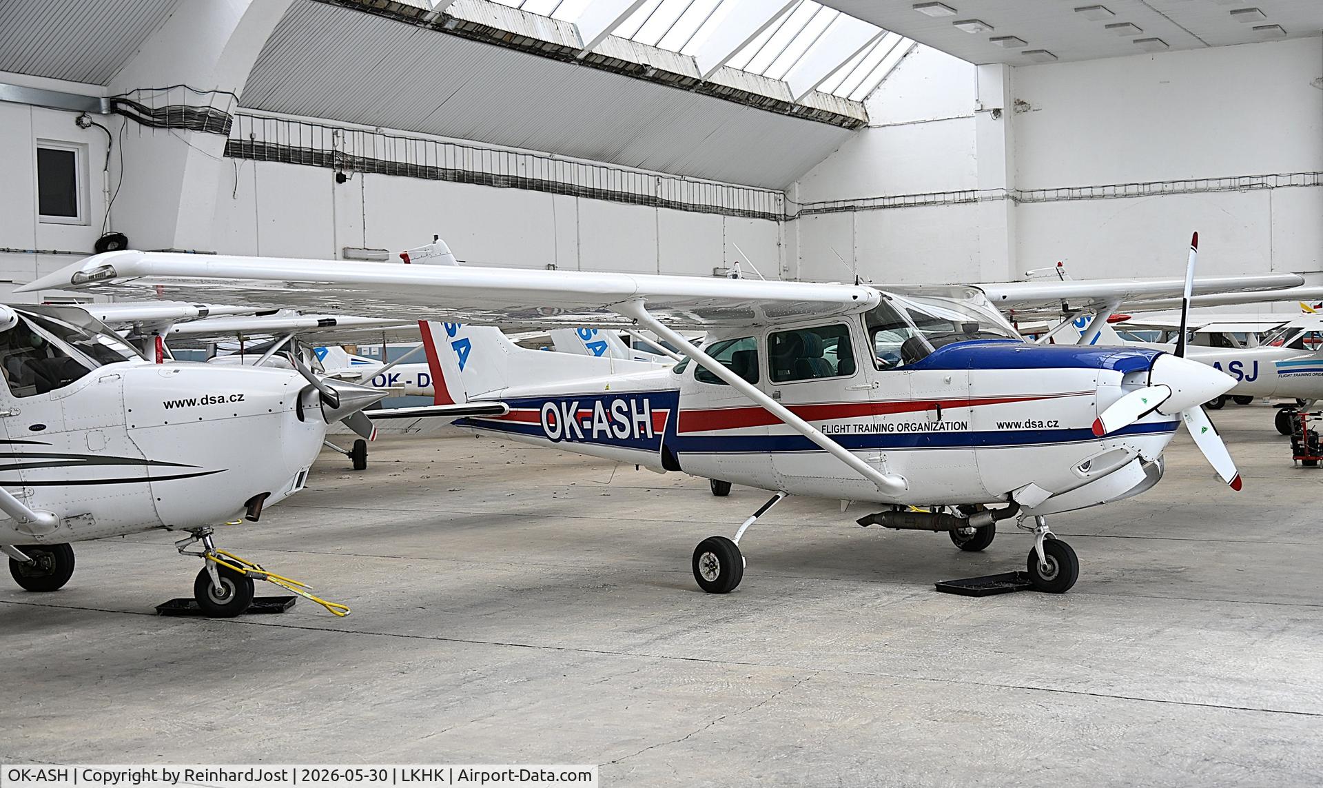 Aircraft OK-ASH, Cessna 172RG Cutlass RG Cutlass RG, c/n 172RG-0114, In the DSA-hangar at Hradec Kralove, Czech Republic., at LKHK, photo by ReinhardJost