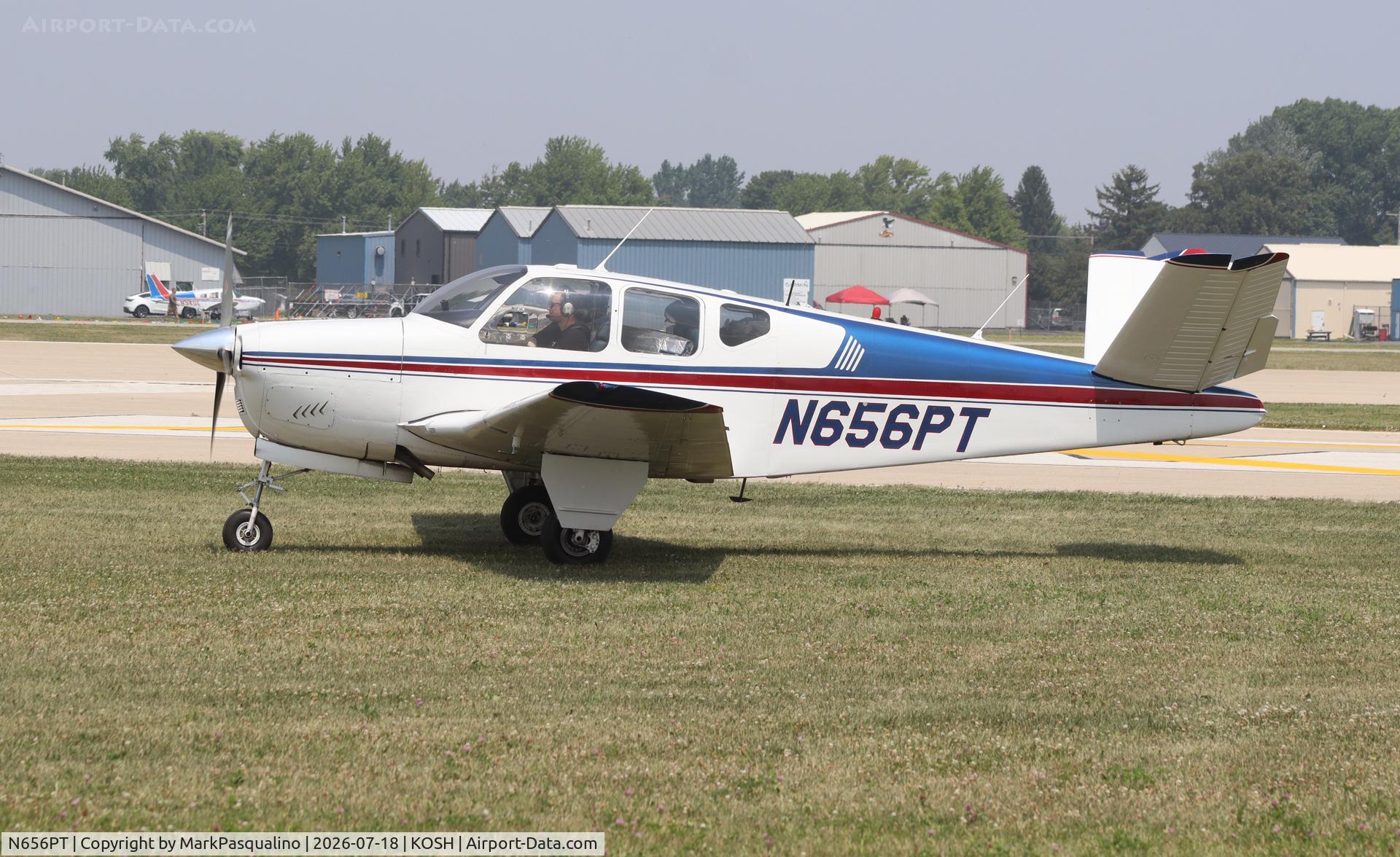 Aircraft N656PT, 1959 Beech K35 Bonanza, c/n D-5910, Beech K35, at KOSH, photo by MarkPasqualino