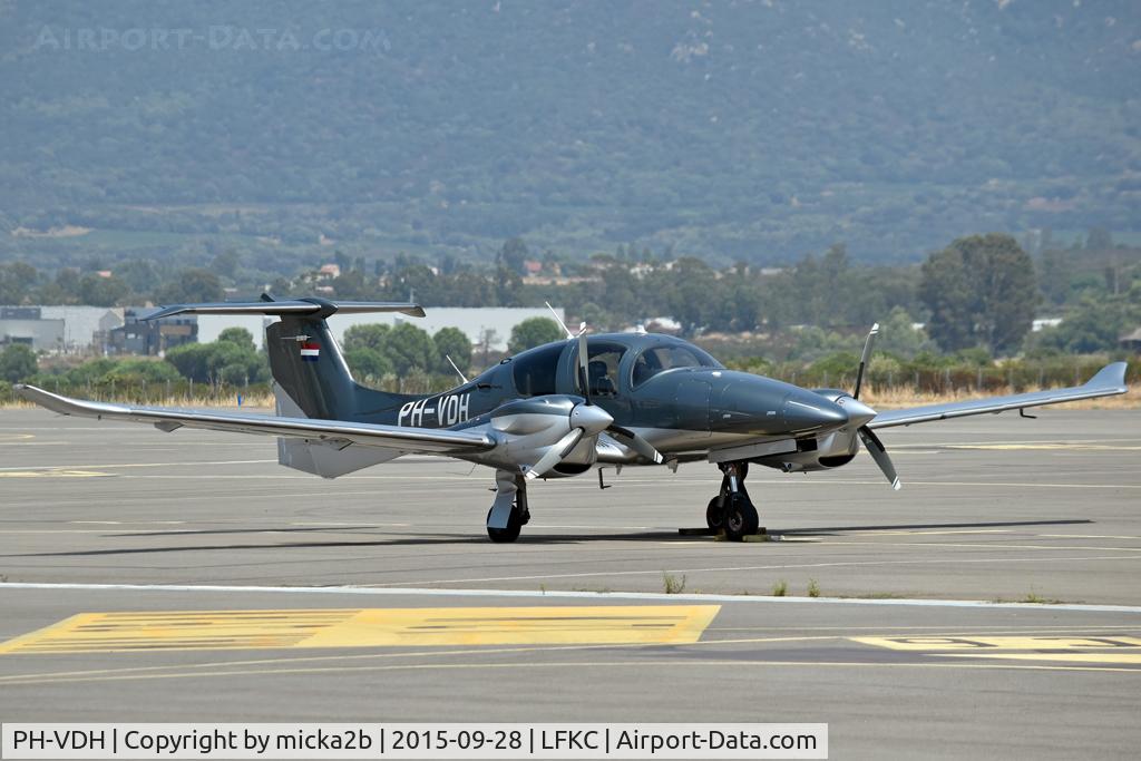 Aircraft PH-VDH, Diamond DA-62, c/n 62.158, Parked, at LFKC, photo by micka2b