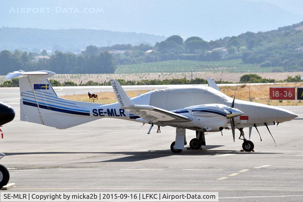 Aircraft SE-MLR, 2018 Diamond DA-42NG Twin Star, c/n 42.N338, Parked, at LFKC, photo by micka2b