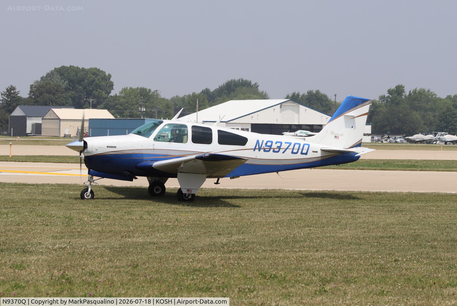 Aircraft N9370Q, 1972 Beech F33A Bonanza, c/n CE-361, Beech F33A, at KOSH, photo by MarkPasqualino