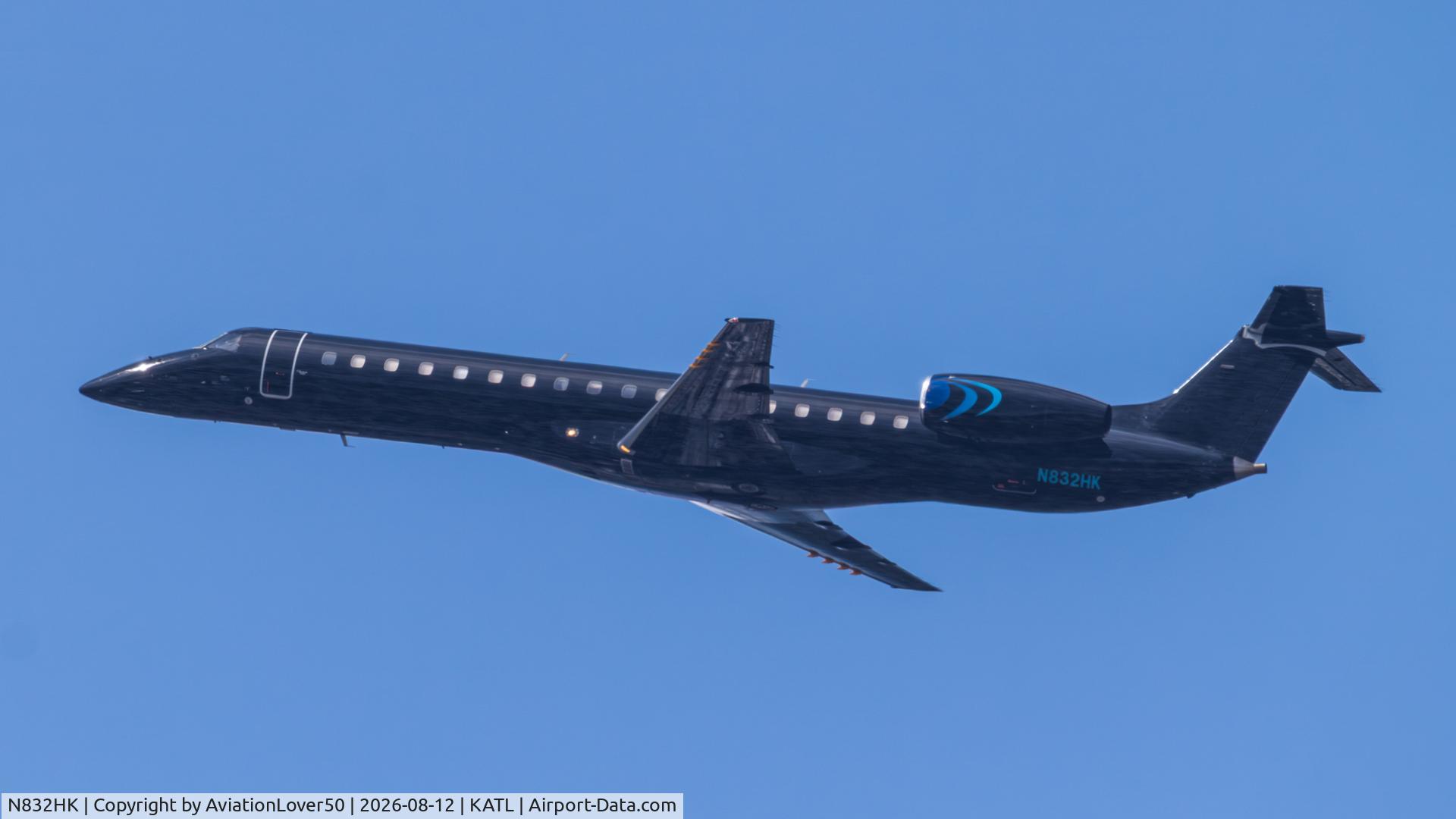 Aircraft N832HK, 2003 Embraer ERJ-145LR (EMB-145LR), c/n 145771, Key Lime ERJ-145, at KATL, photo by AviationLover50