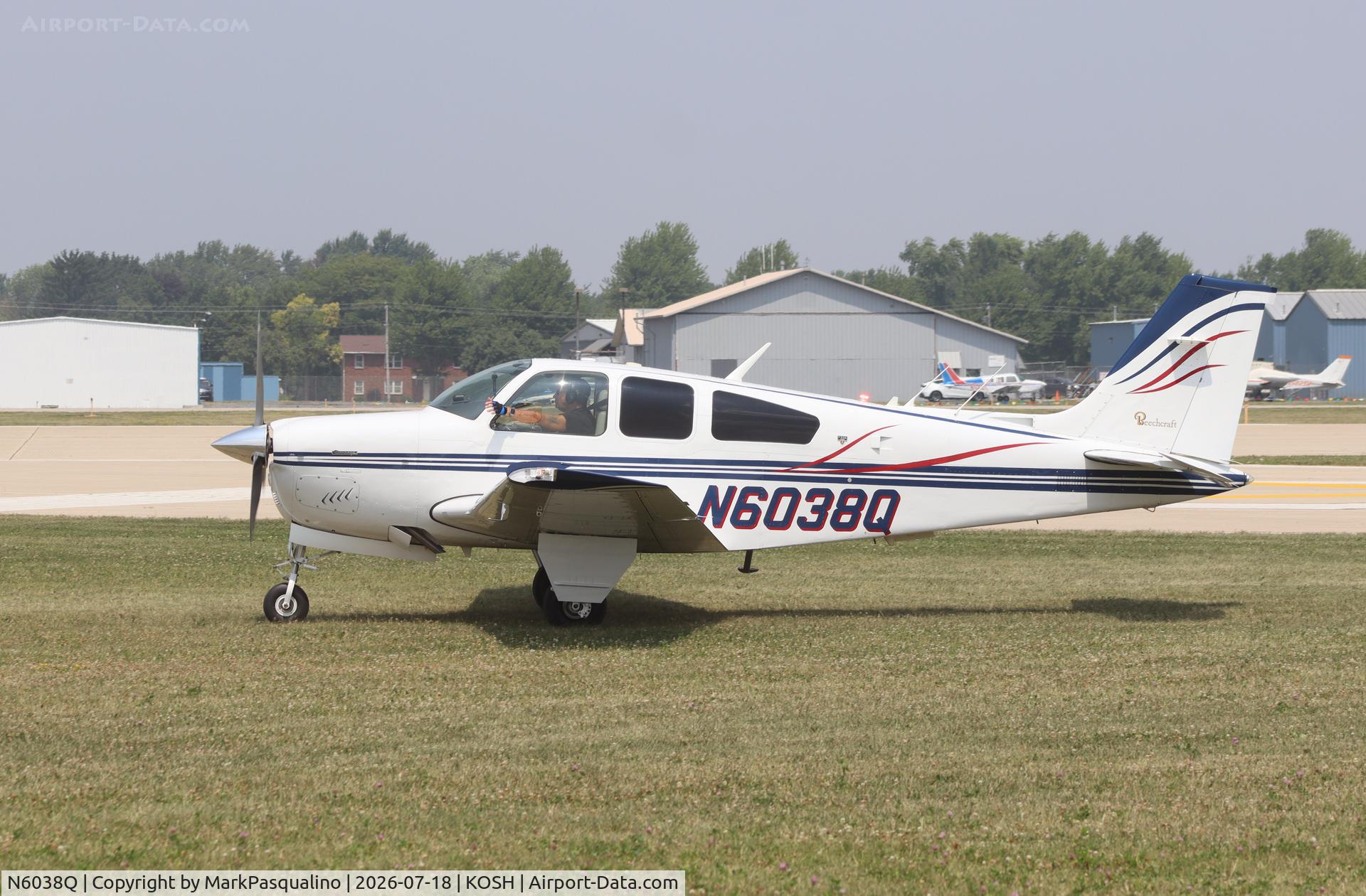 Aircraft N6038Q, 1979 Beech F33A Bonanza, c/n CE-852, Beech F33A, at KOSH, photo by MarkPasqualino