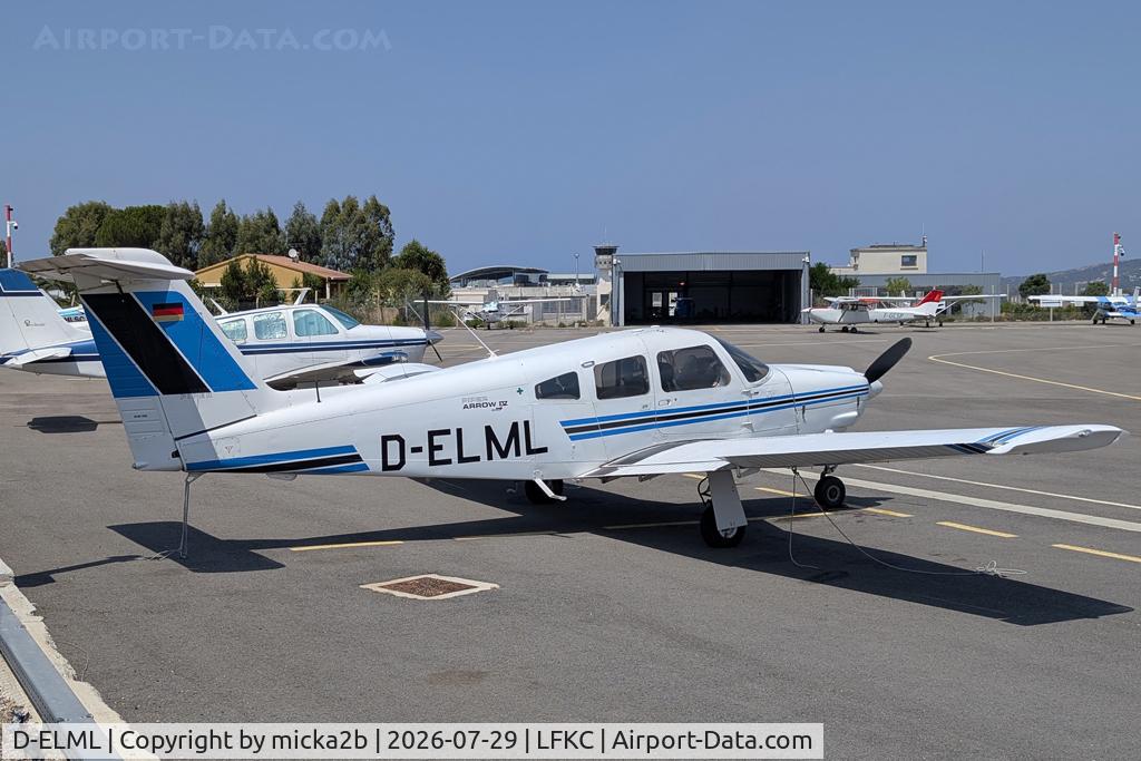 Aircraft D-ELML, 1980 Piper PA-28RT-201 Arrow IV Arrow IV, c/n 28R-8016069, Parked, at LFKC, photo by micka2b