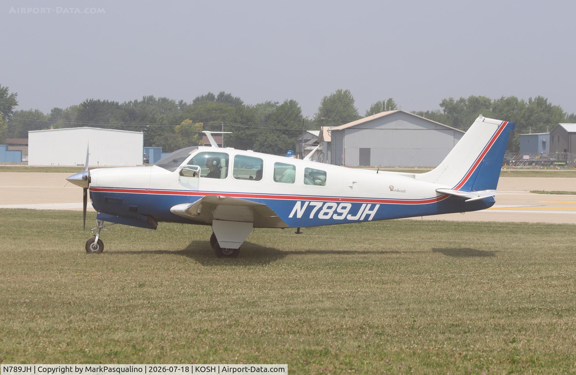 Aircraft N789JH, 1969 Beech 36 Bonanza, c/n E-167, Beech 36, at KOSH, photo by MarkPasqualino