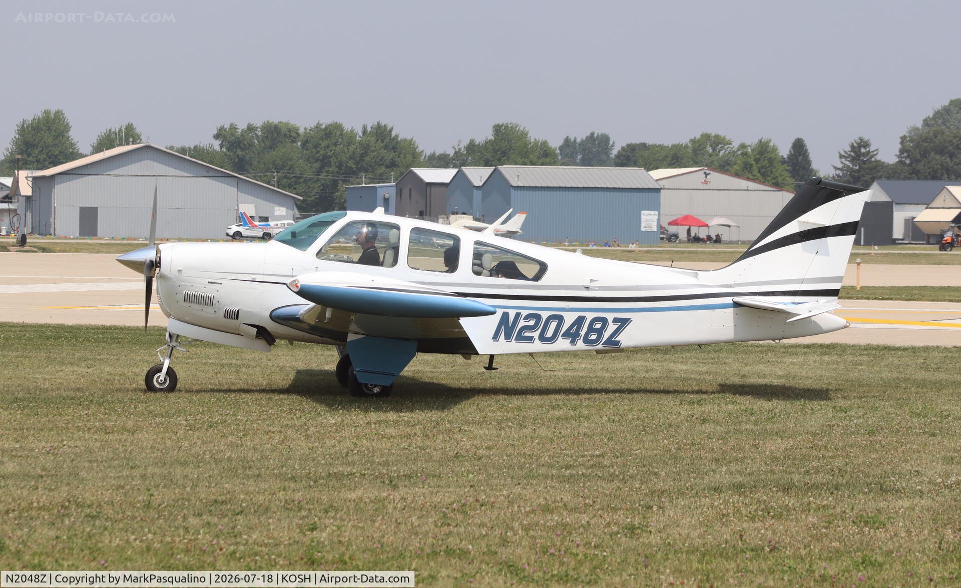 Aircraft N2048Z, 1978 Beech F33A Bonanza, c/n CE-828, Beech F33A, at KOSH, photo by MarkPasqualino