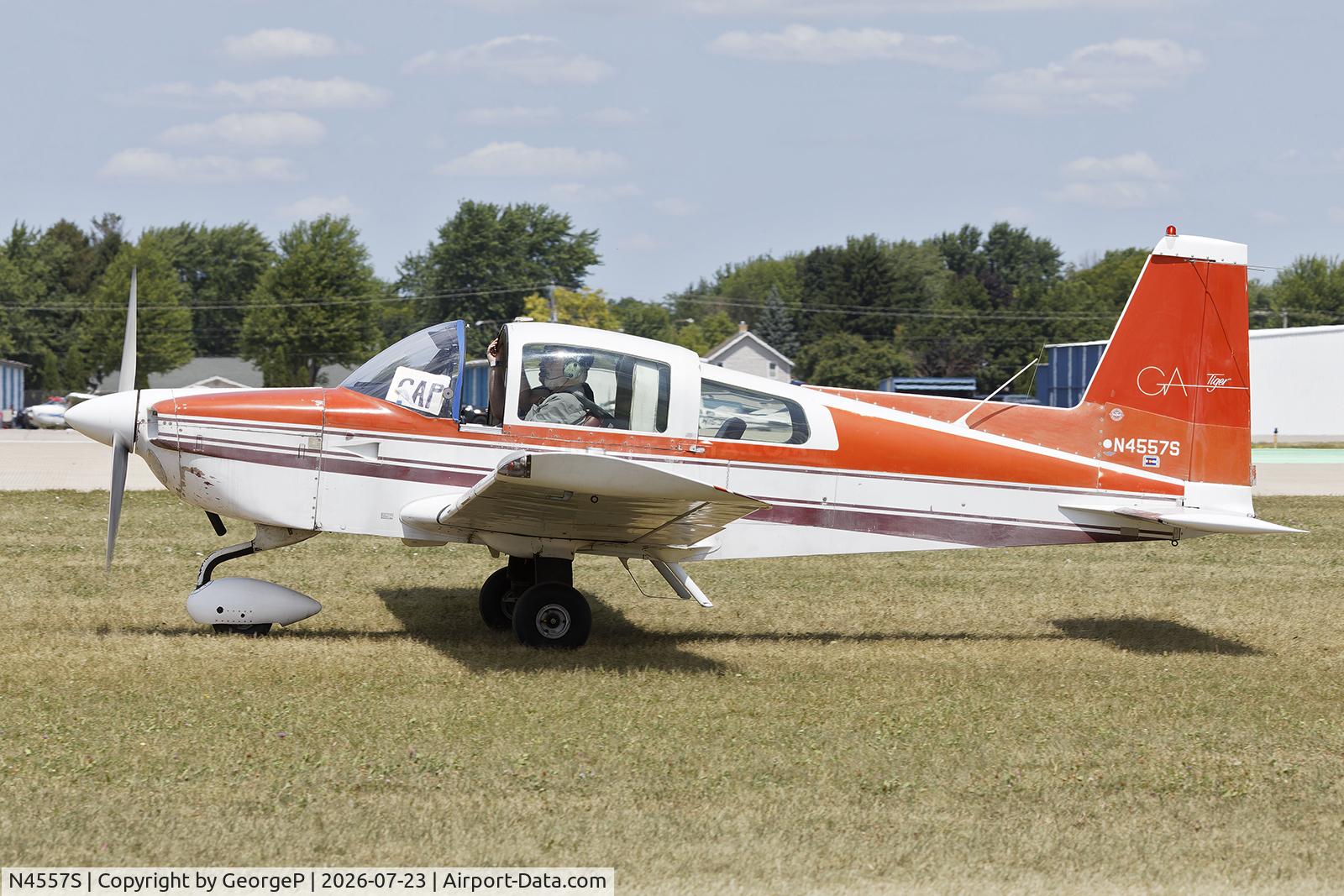 Aircraft N4557S, 1979 Gulfstream American AA-5B Tiger, c/n AA5B1235, Airventure 2026., photo by GeorgeP