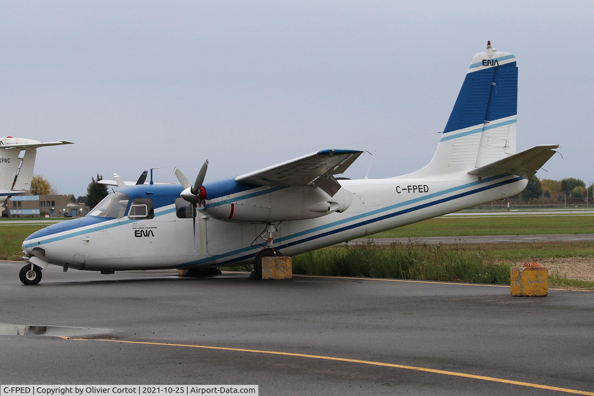 Aircraft C-FPED, 1956 Aero Commander 680, c/n 408 84, 2021, photo by Olivier Cortot