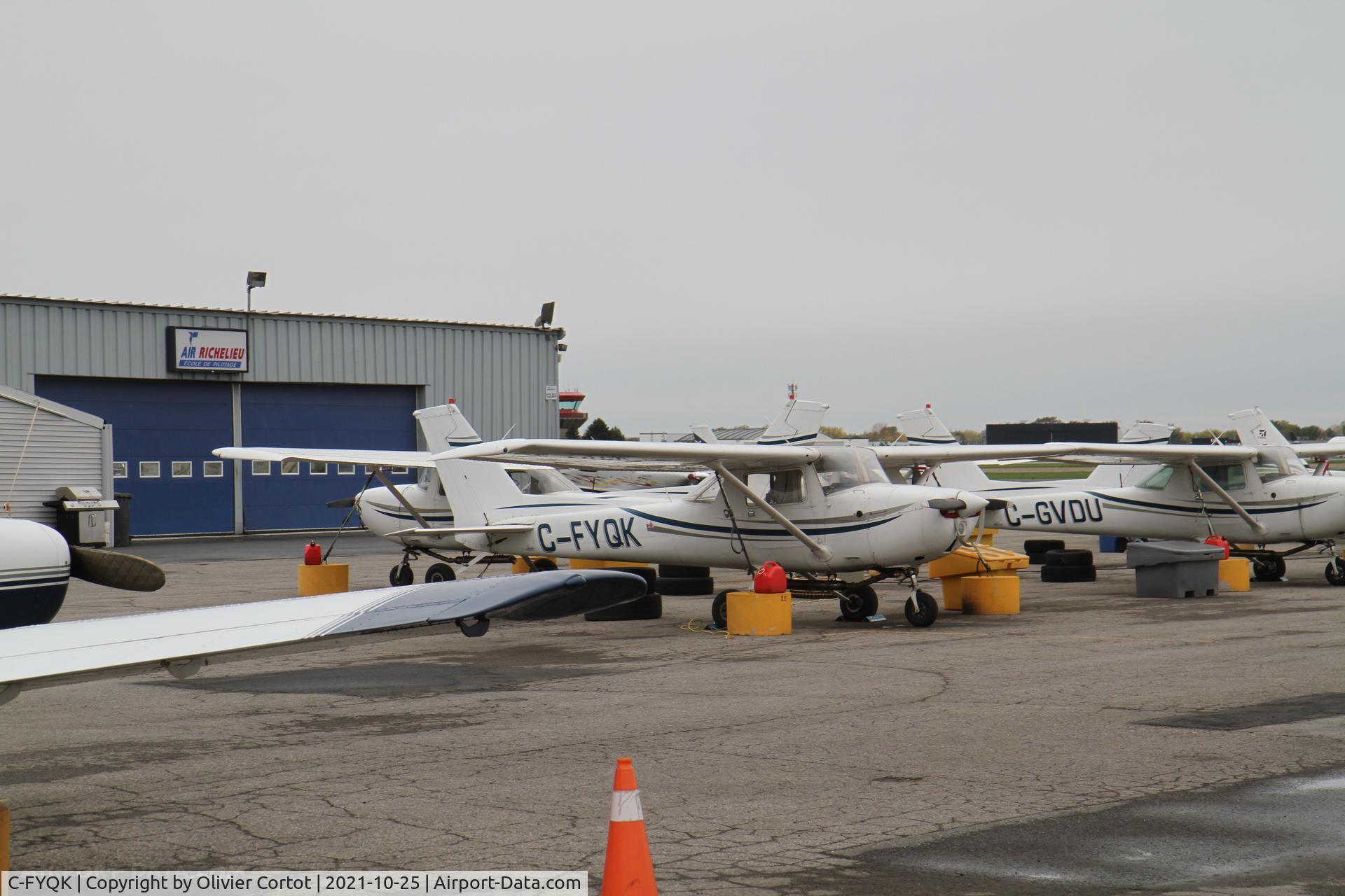 Aircraft C-FYQK, 1977 Cessna 150M, c/n 150-79352, 2021, photo by Olivier Cortot
