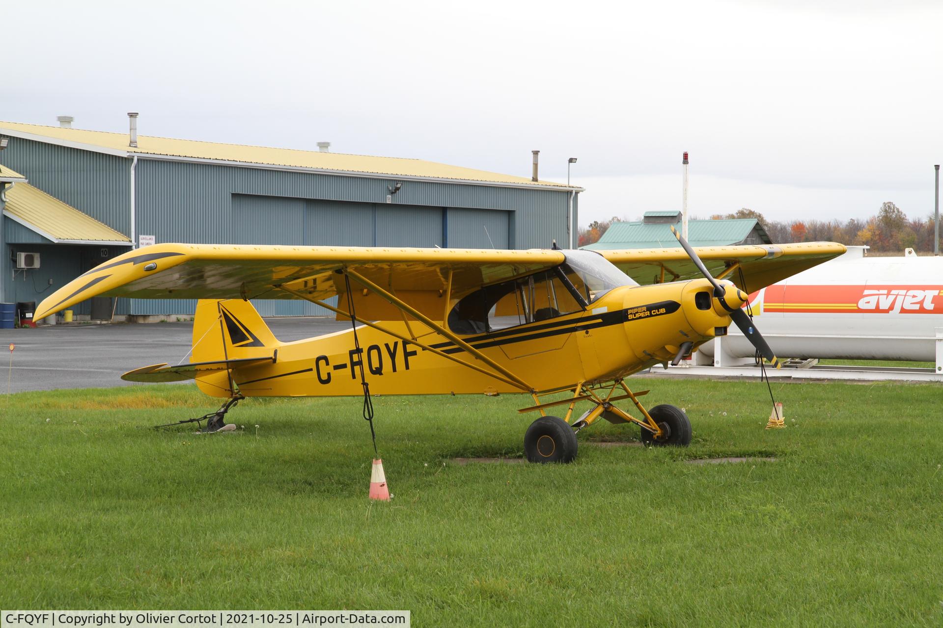 Aircraft C-FQYF, 1956 Piper PA-18A-150 Super Cub, c/n 18-4944, 2021, photo by Olivier Cortot