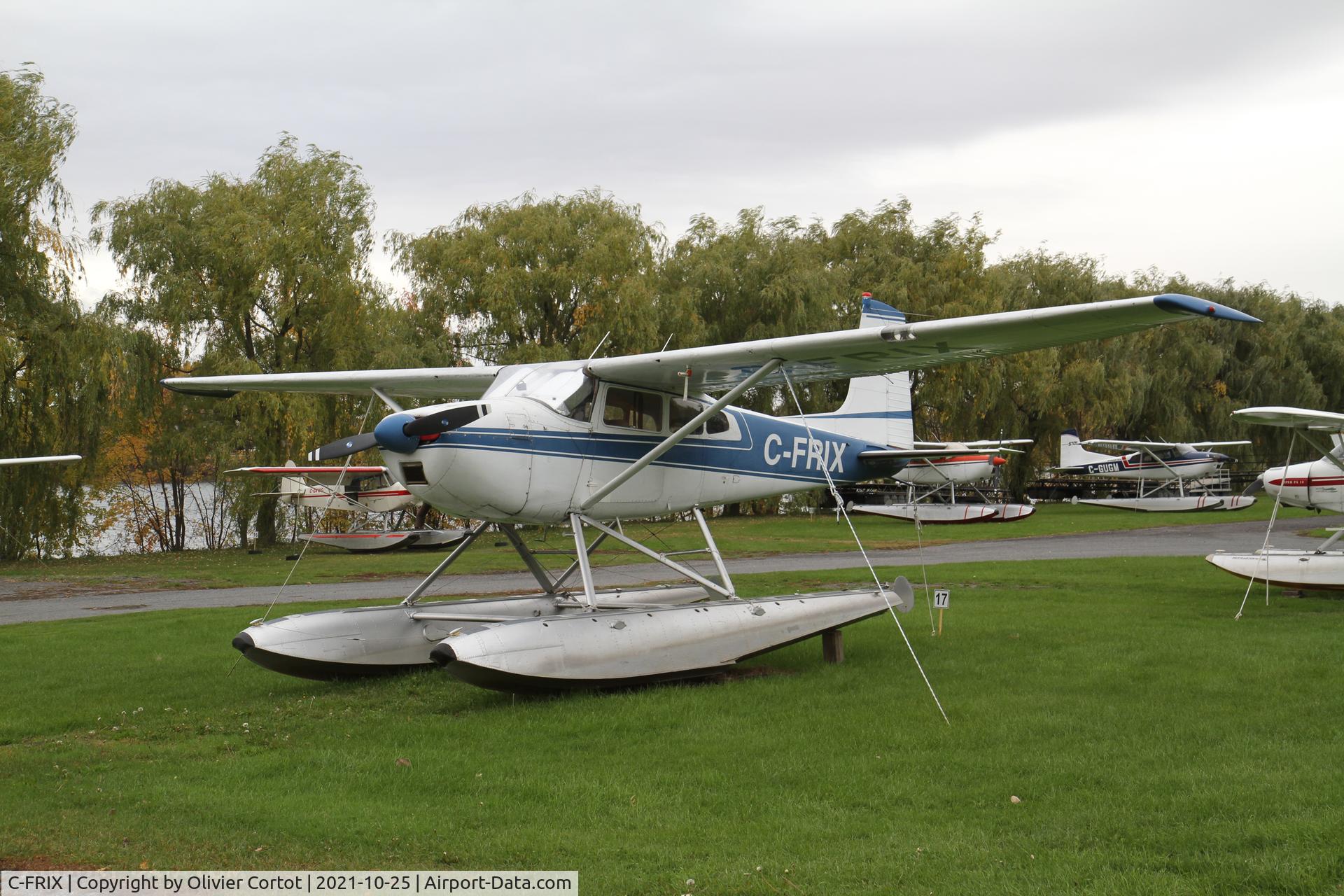 Aircraft C-FRIX, 1964 Cessna 180G, c/n 18051423, 2021, photo by Olivier Cortot