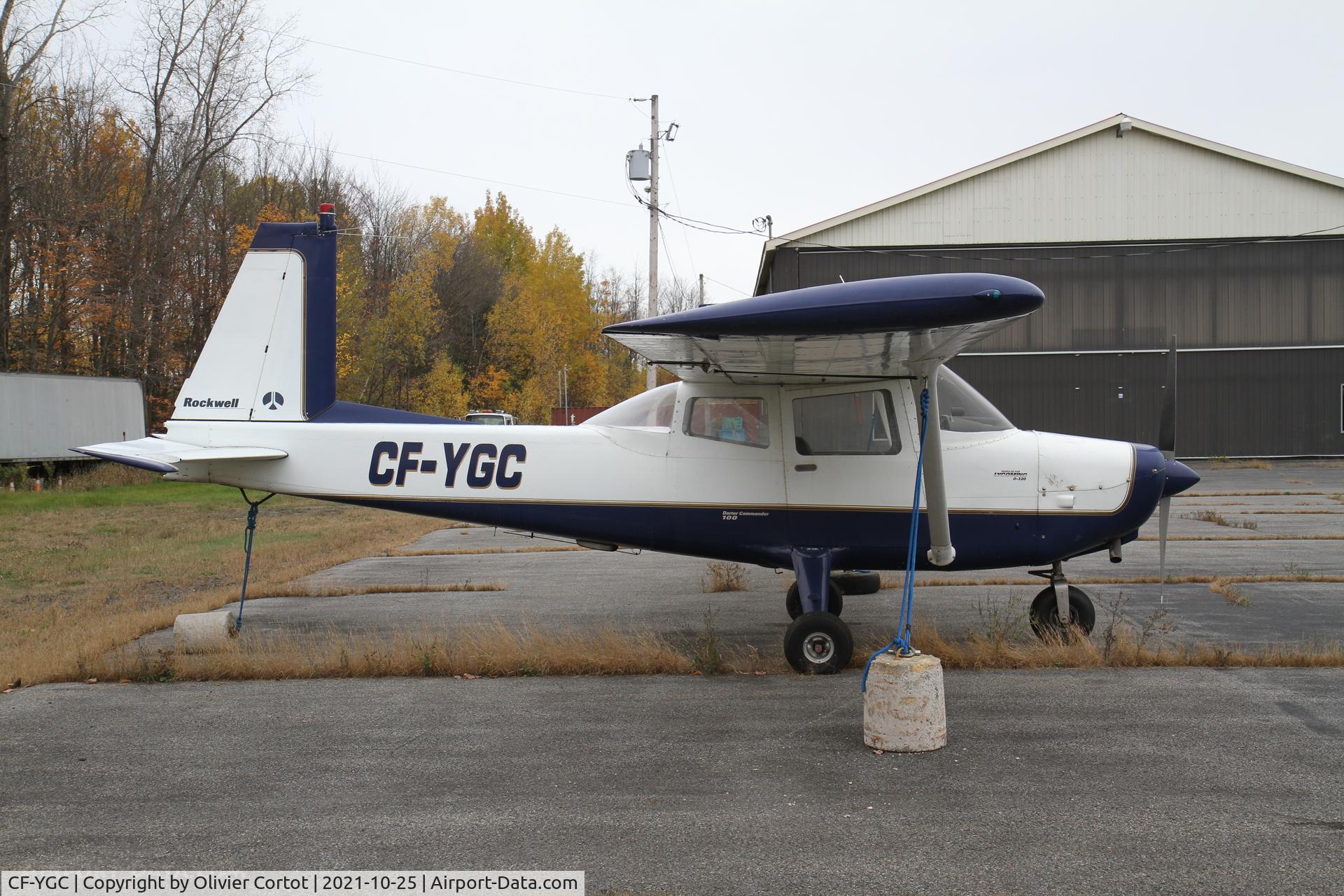 Aircraft CF-YGC, 1969 Aero Commander 100, c/n 318, 2021, photo by Olivier Cortot